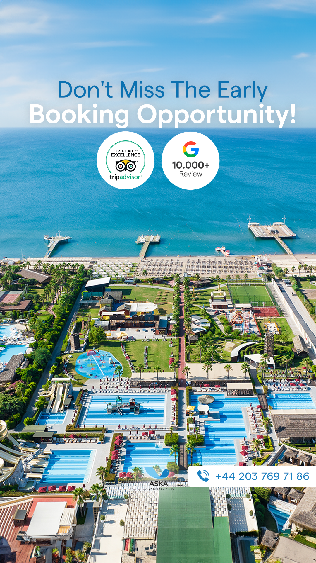 Aska Lara Resort&SPA Facebook ad from Nov 17, 2025