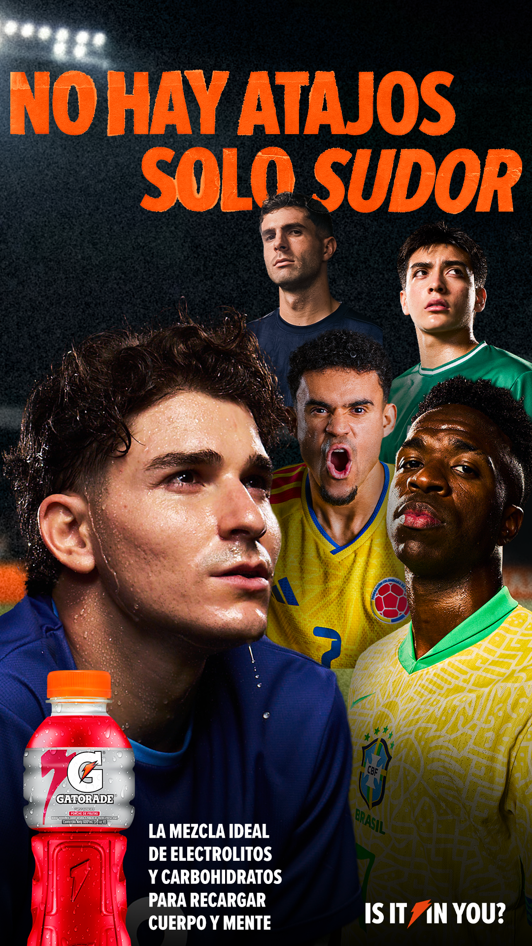 Gatorade Nicaragua Facebook ad: La intensidad no aparece sola.