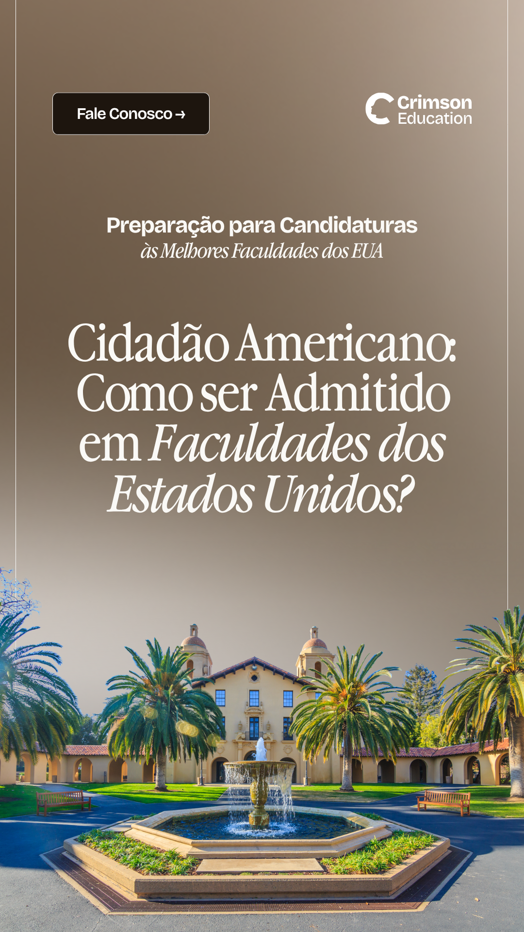 Crimson Education Facebook ad