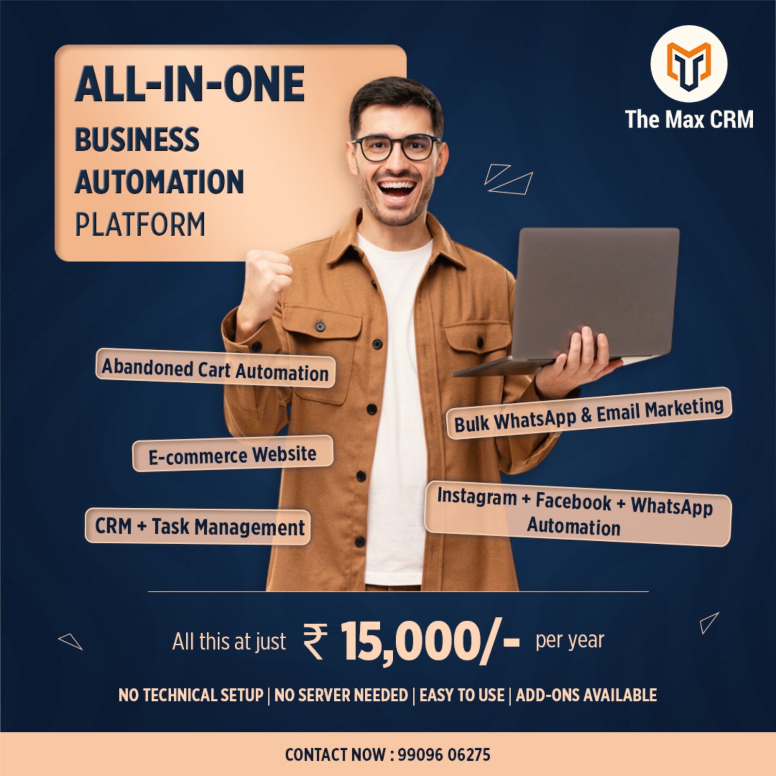 The Max Momentum Facebook ad: Chat with us