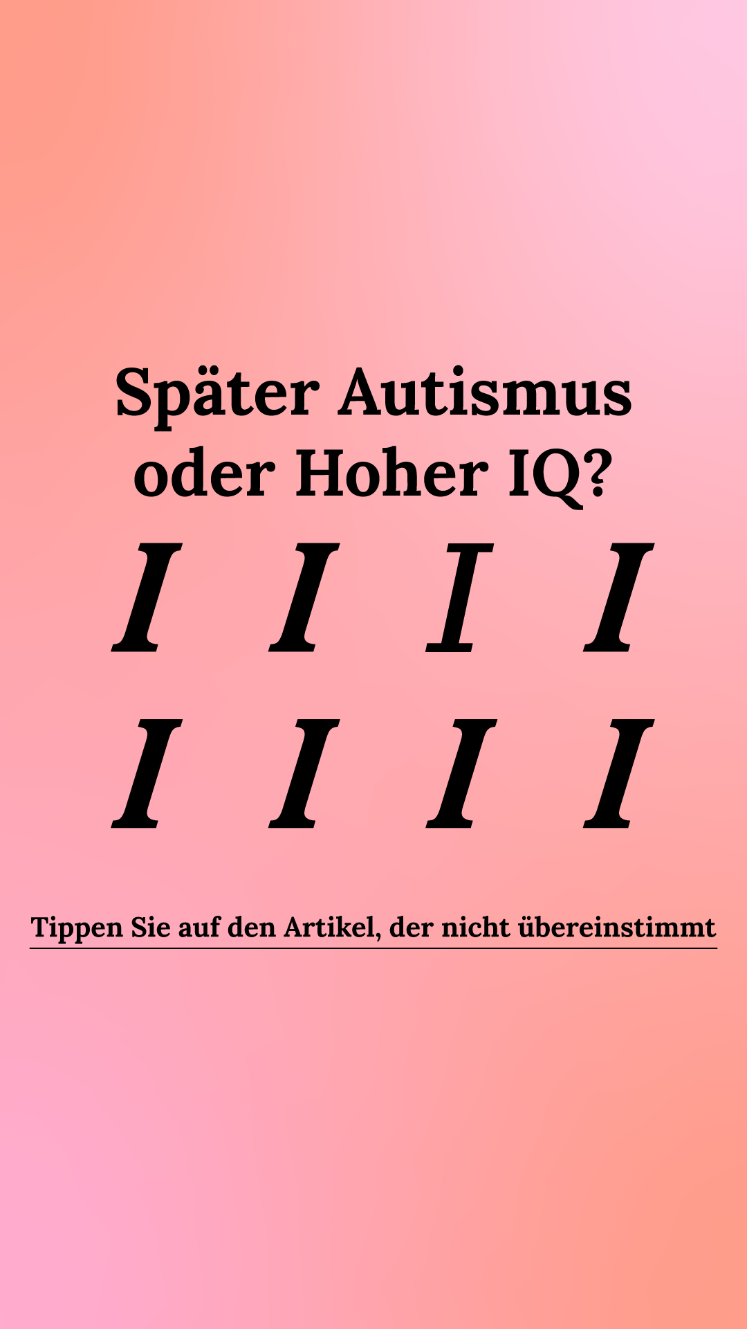 International Brain Test Facebook ad