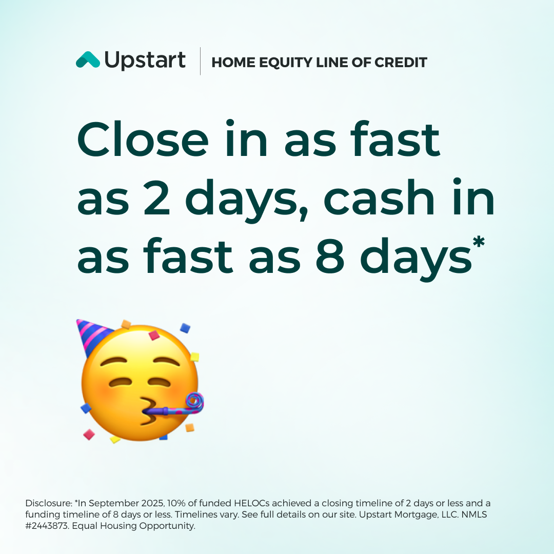 Upstart Facebook ad