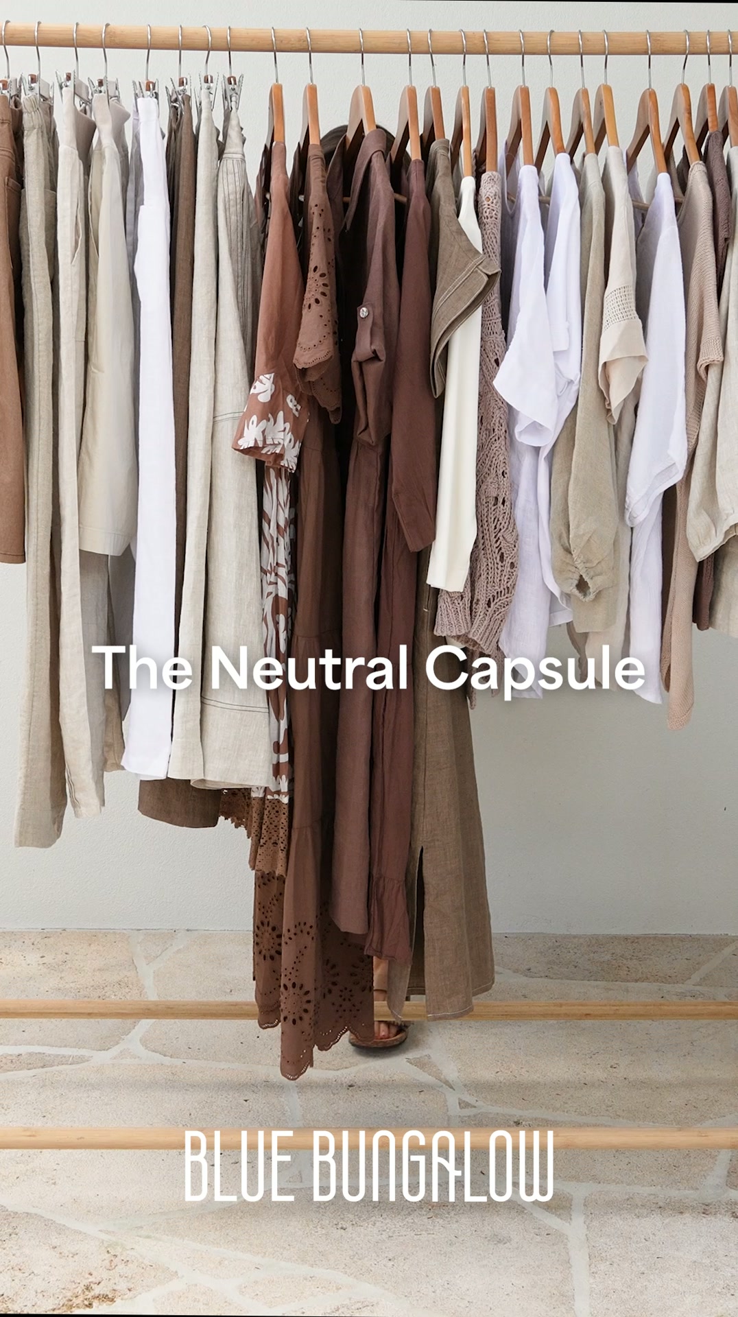 Blue Bungalow Facebook ad: The Neutral Capsule