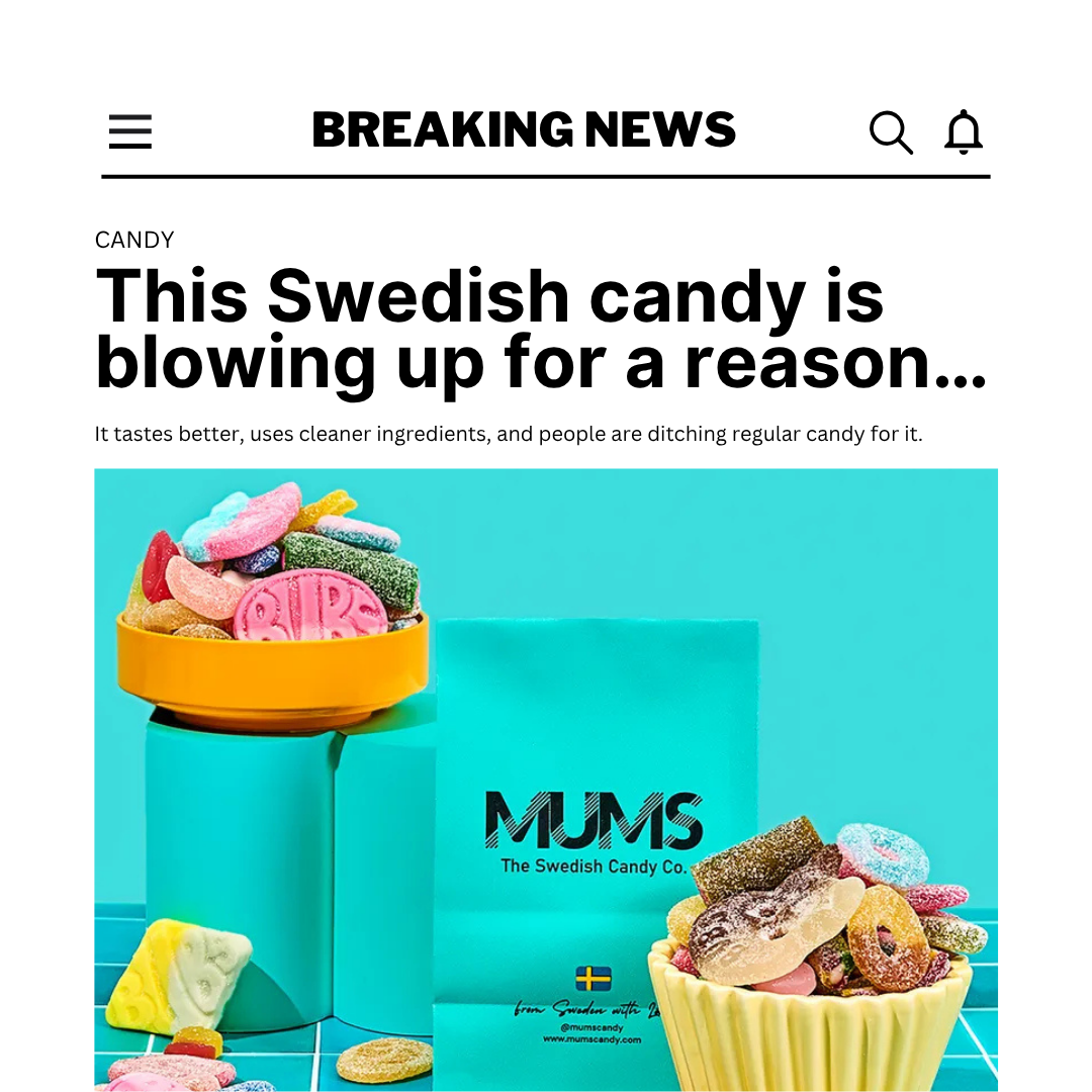 Mums - The Swedish Candy Co. Facebook ad