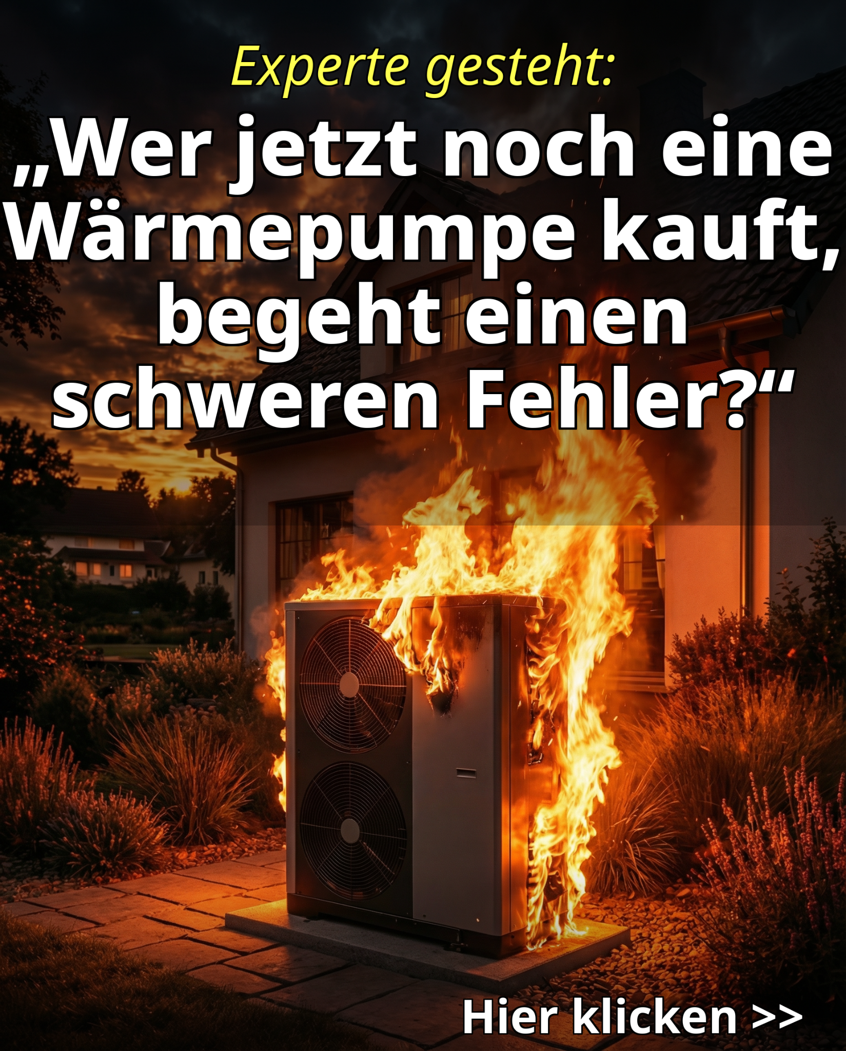Hausfrage Facebook ad