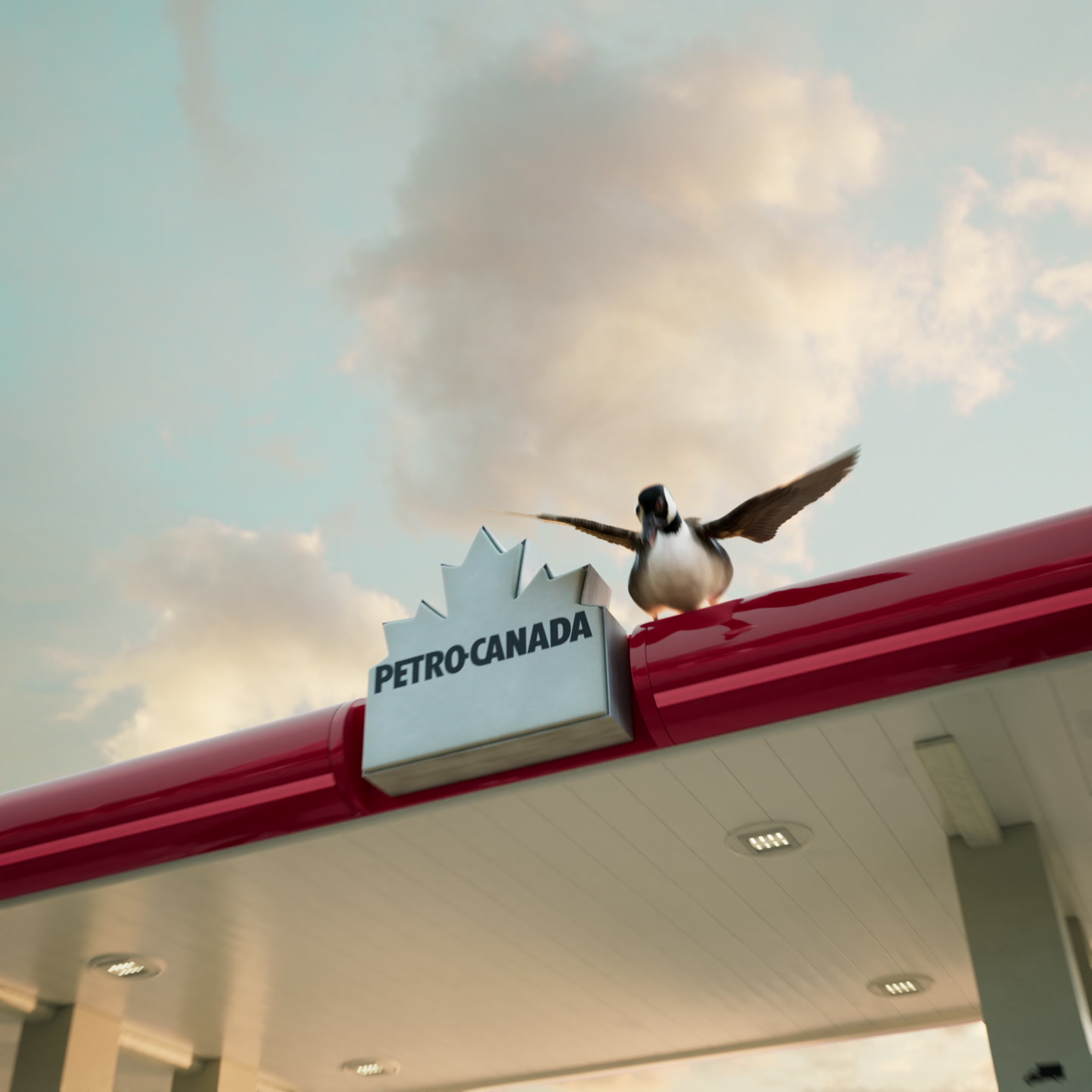 Petro-Canada Québec Facebook ad: Faites un quack, obtenez votre porte-clés!