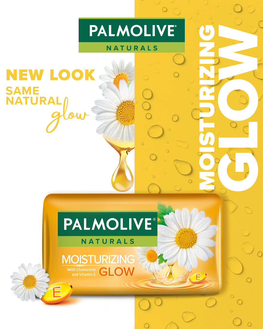Palmolive Naturals Pakistan Facebook ad: Chamomile & Vitamin E to moisturise and nourish…