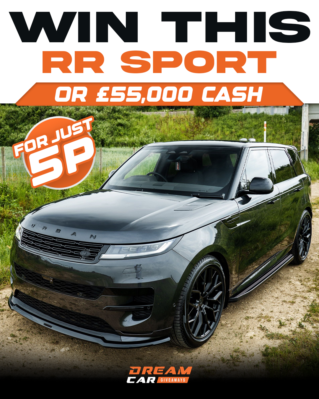 Dream Car Giveaways Facebook ad