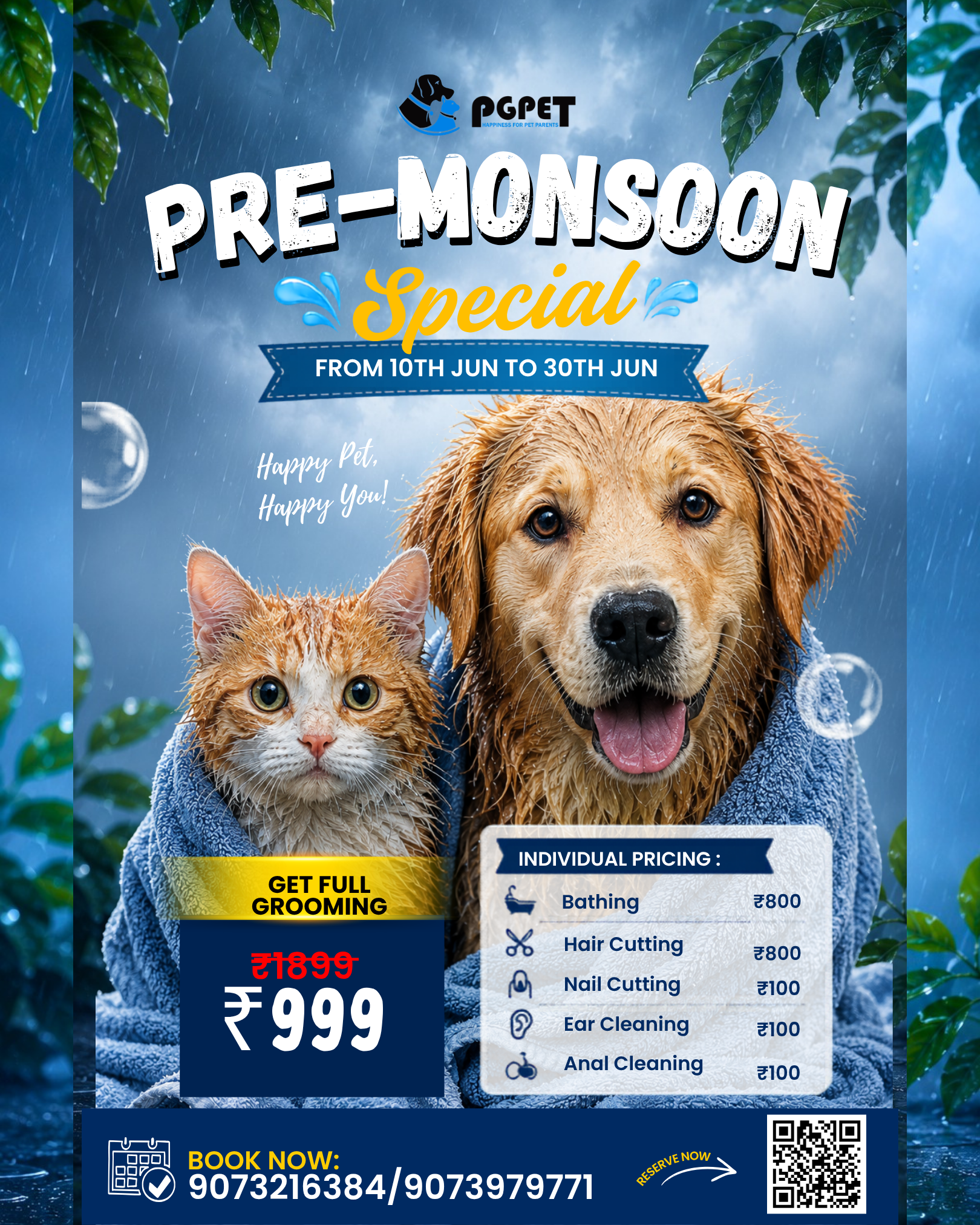 Pgpetsocial Facebook ad: PRE MONSOON SPECIAL