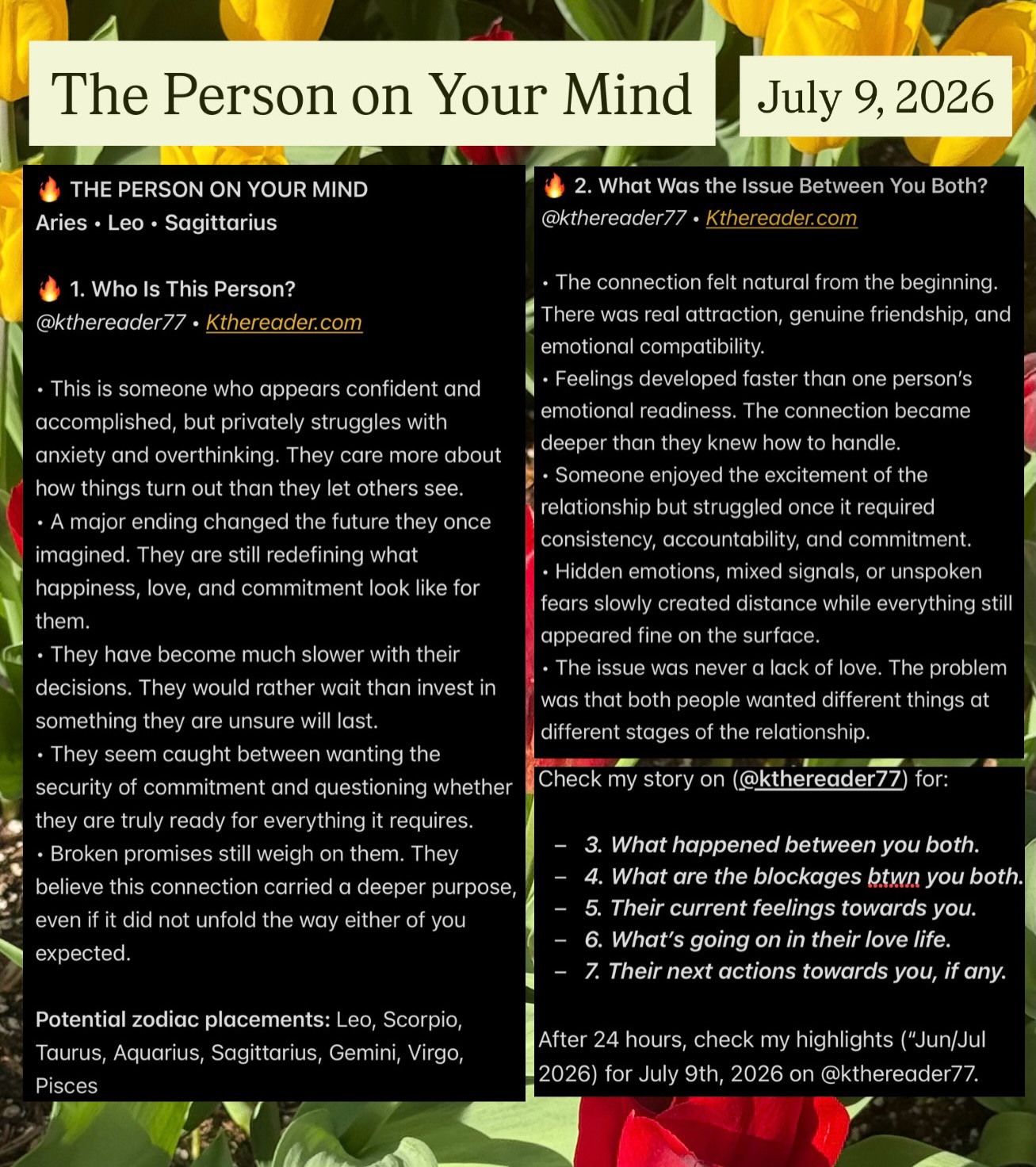 kthereader77 Facebook ad: You can always book a private tarot reading…