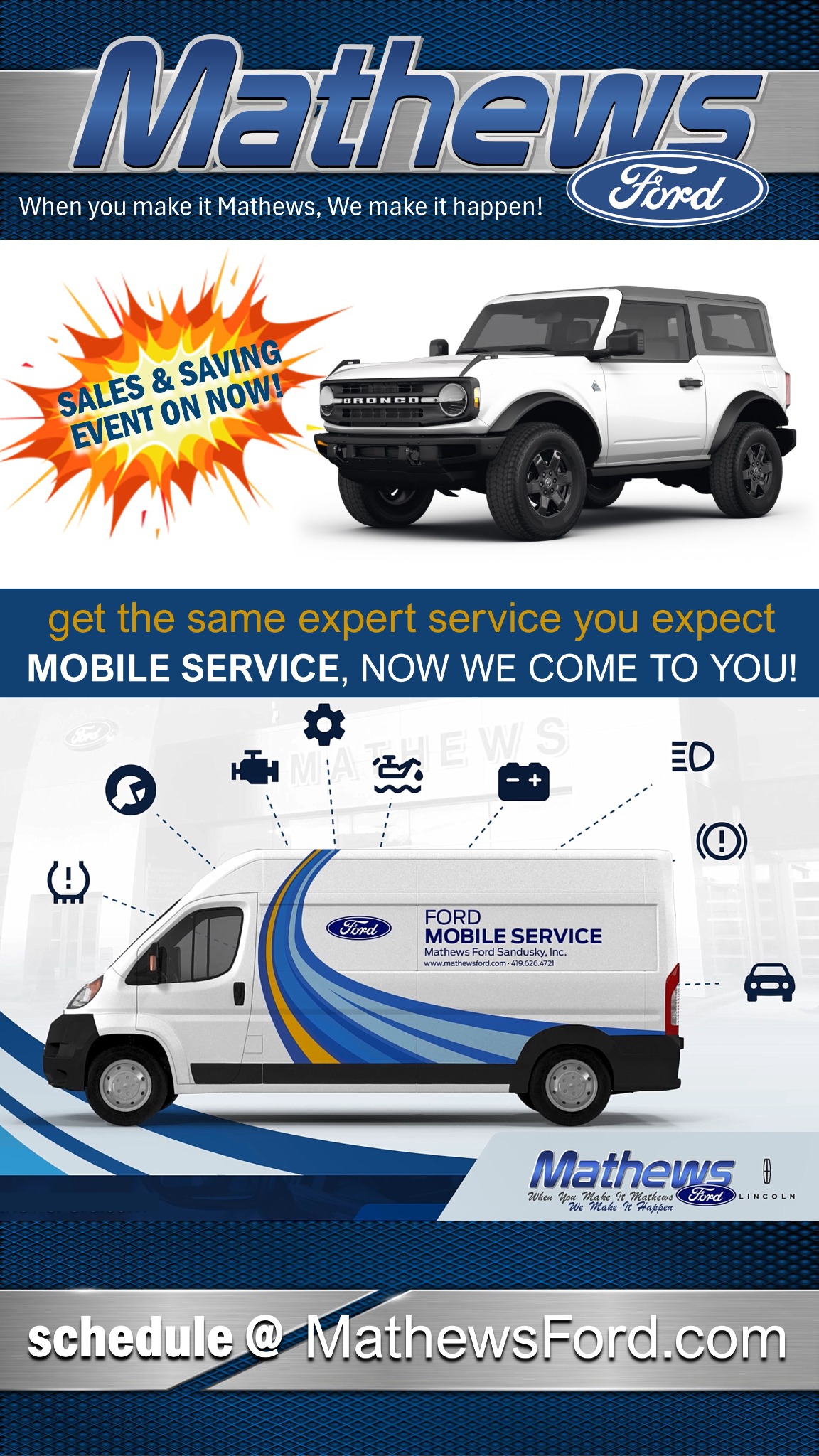 Mathews Ford Sandusky Inc Facebook ad: Your New & CPO Car Dealer In Sandusky, Oh