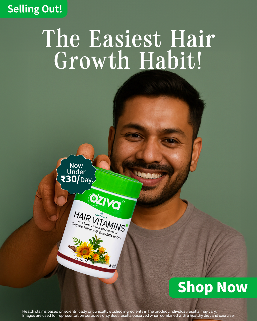 OZiva Facebook ad