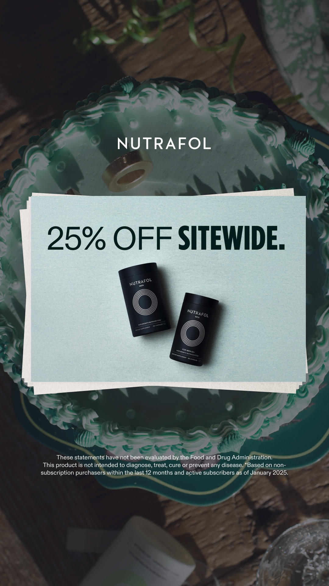 Nutrafol Men Facebook ad