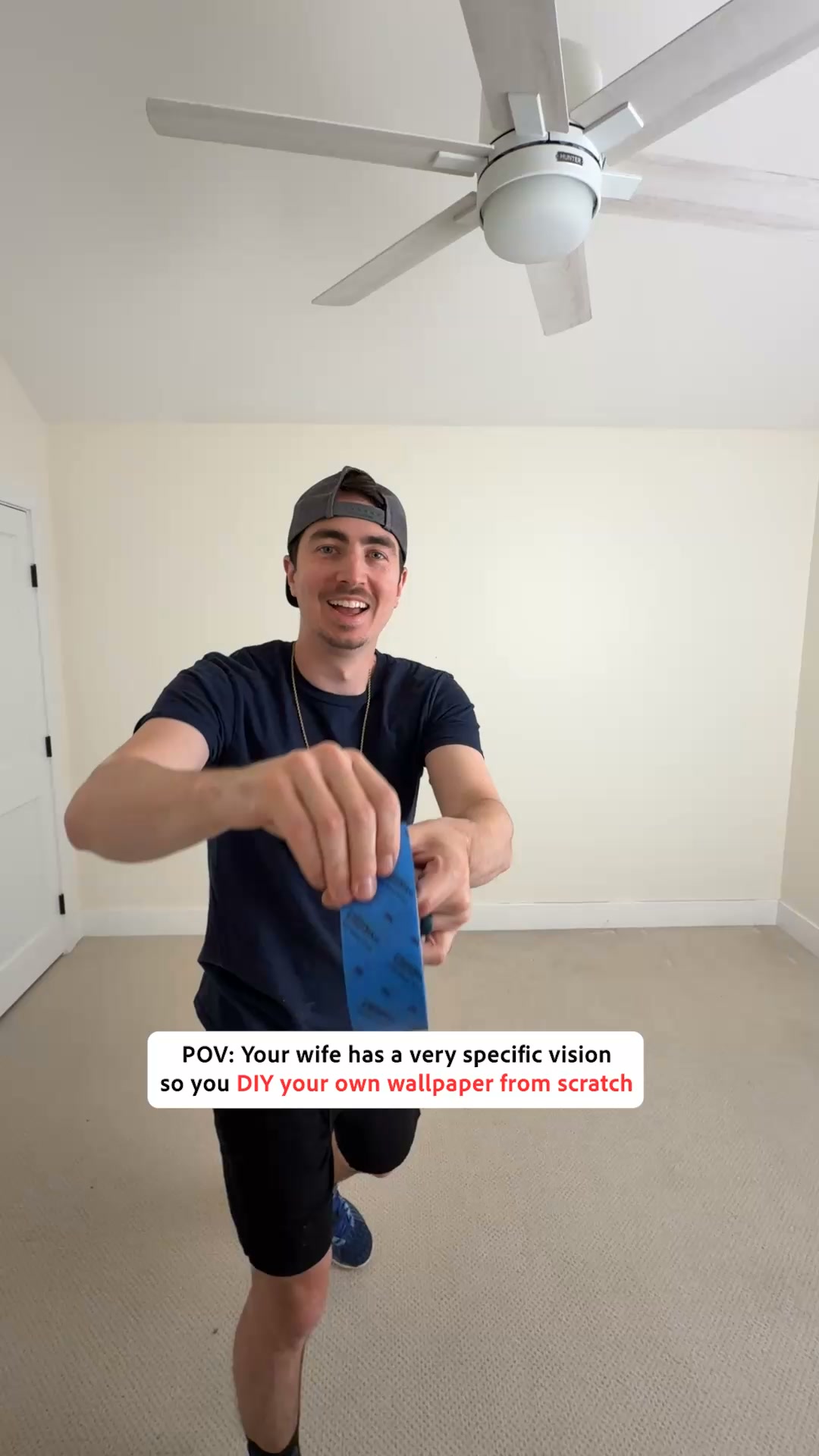 Real Life Renovation - DIY & Home Renovation Facebook ad: DIYing my own wallpaper from scratch