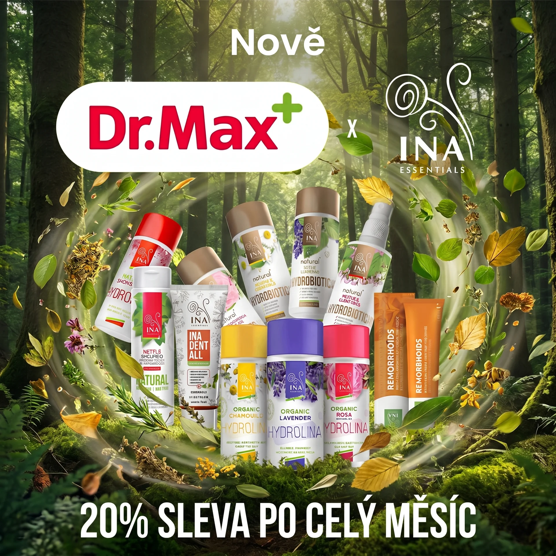 InaEssentials - Rodinný internetový obchod pro bio kosmetiku Facebook ad: 20% SLEVA PO CELÝ MĚSÍC