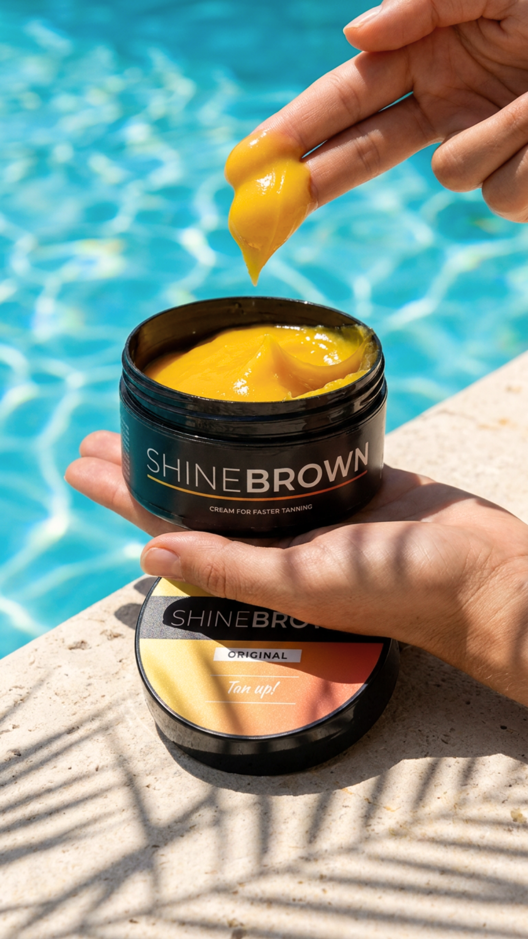 Shine brown Facebook ad