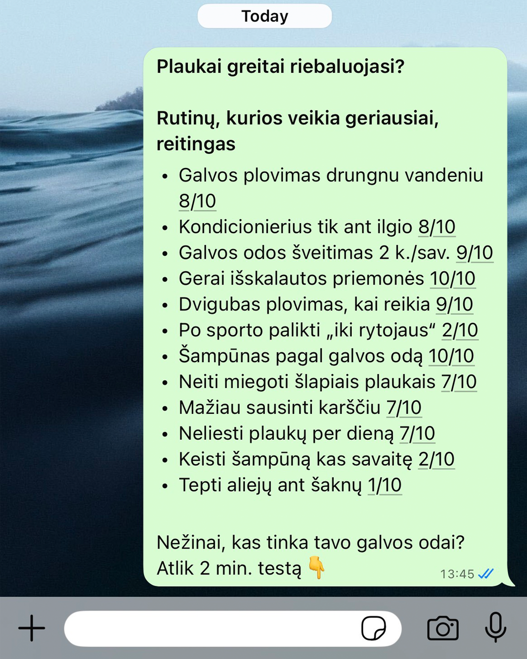 Tavo Šampūnas Facebook ad