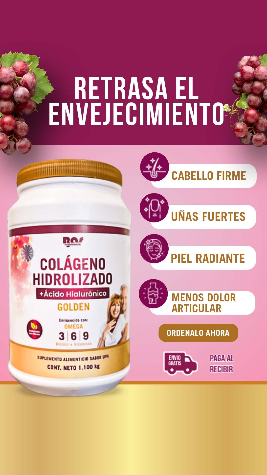 Colágeno Hidrolizado Chihuahua Facebook ad from Nov 29, 2024