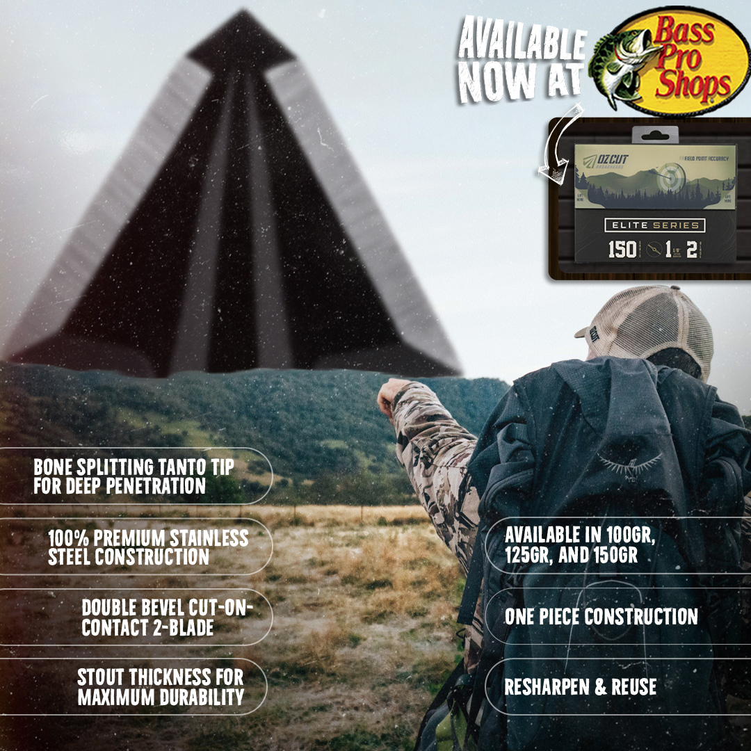 Ozcut Broadheads Facebook ad: Ozcut Elite Series 2: Penetration is Everything