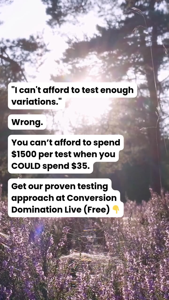 Mint CRO • Conversion Rate Optimization Facebook ad: An AI + Engineering Approach to Marketing