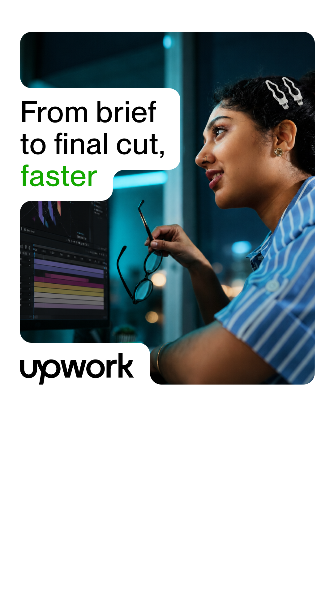 Upwork Facebook ad