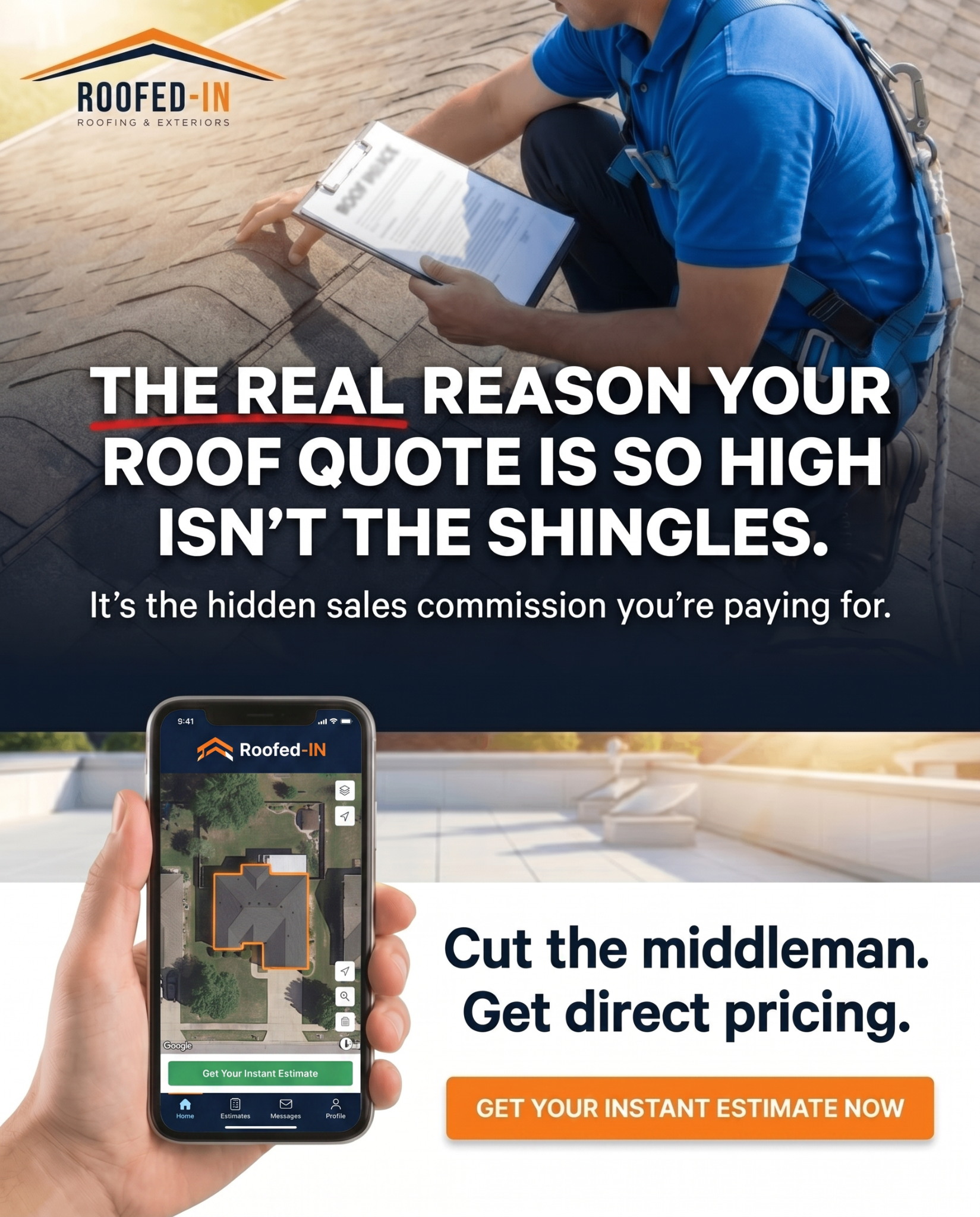 RoofedIn Facebook ad
