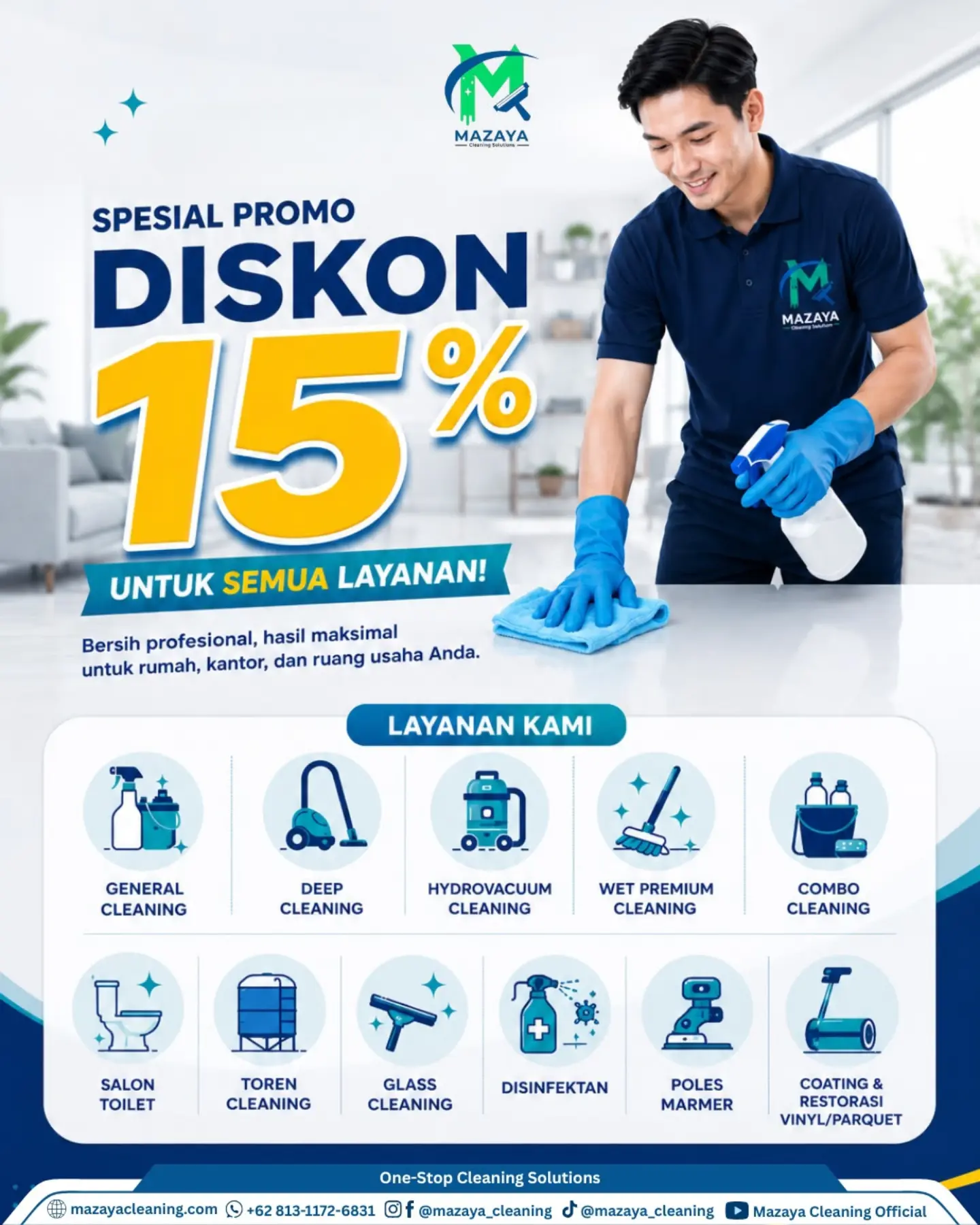 Mazaya Cleaning Tegal Facebook ad
