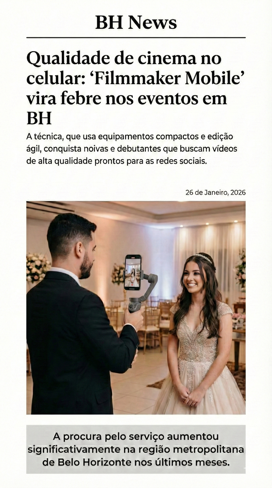 Gontijo Mobile Facebook ad: A manchete não mente: o resultado impressiona.