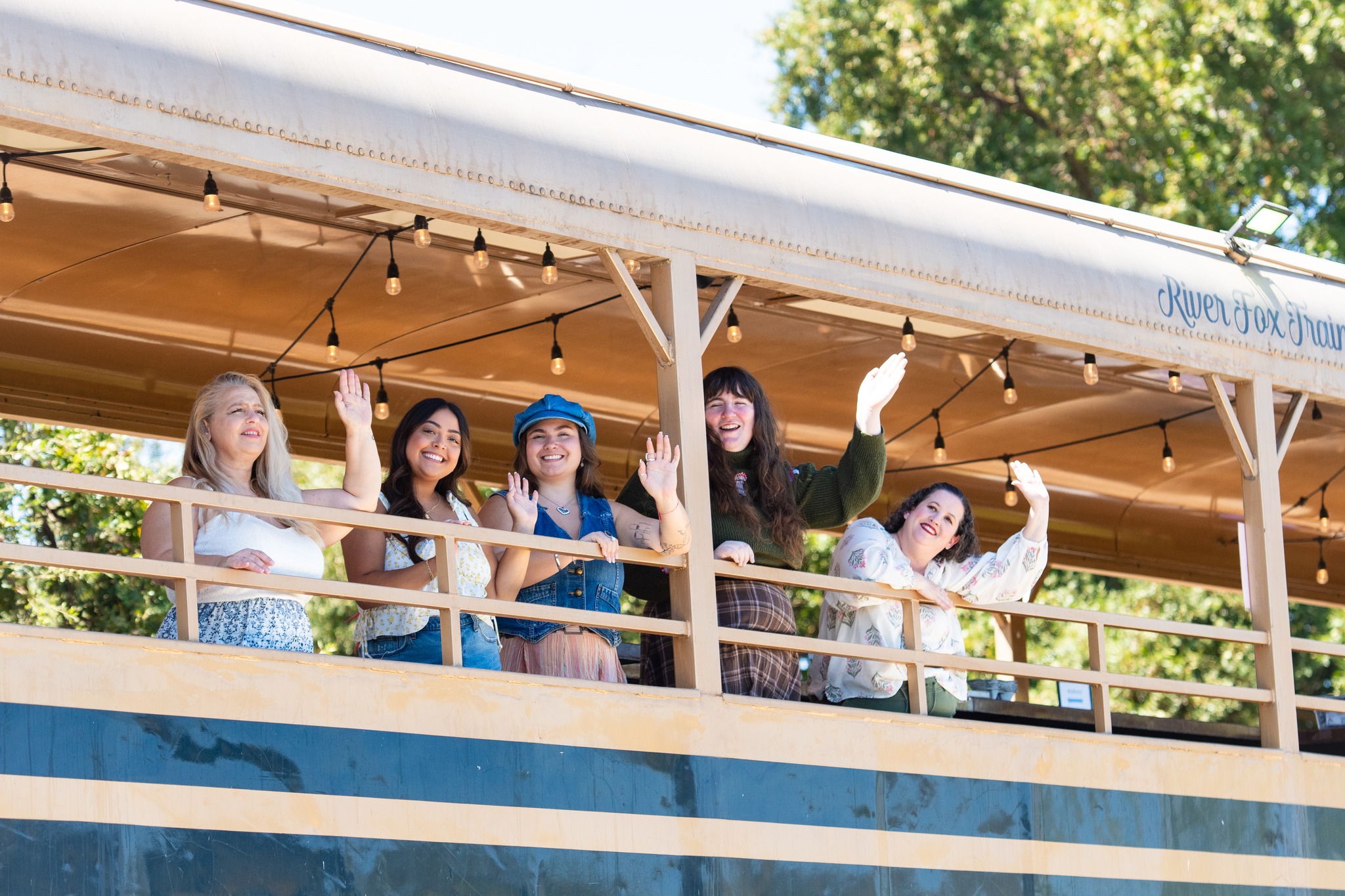 Sacramento RiverTrain Facebook ad: All Aboard the River Fox Train!