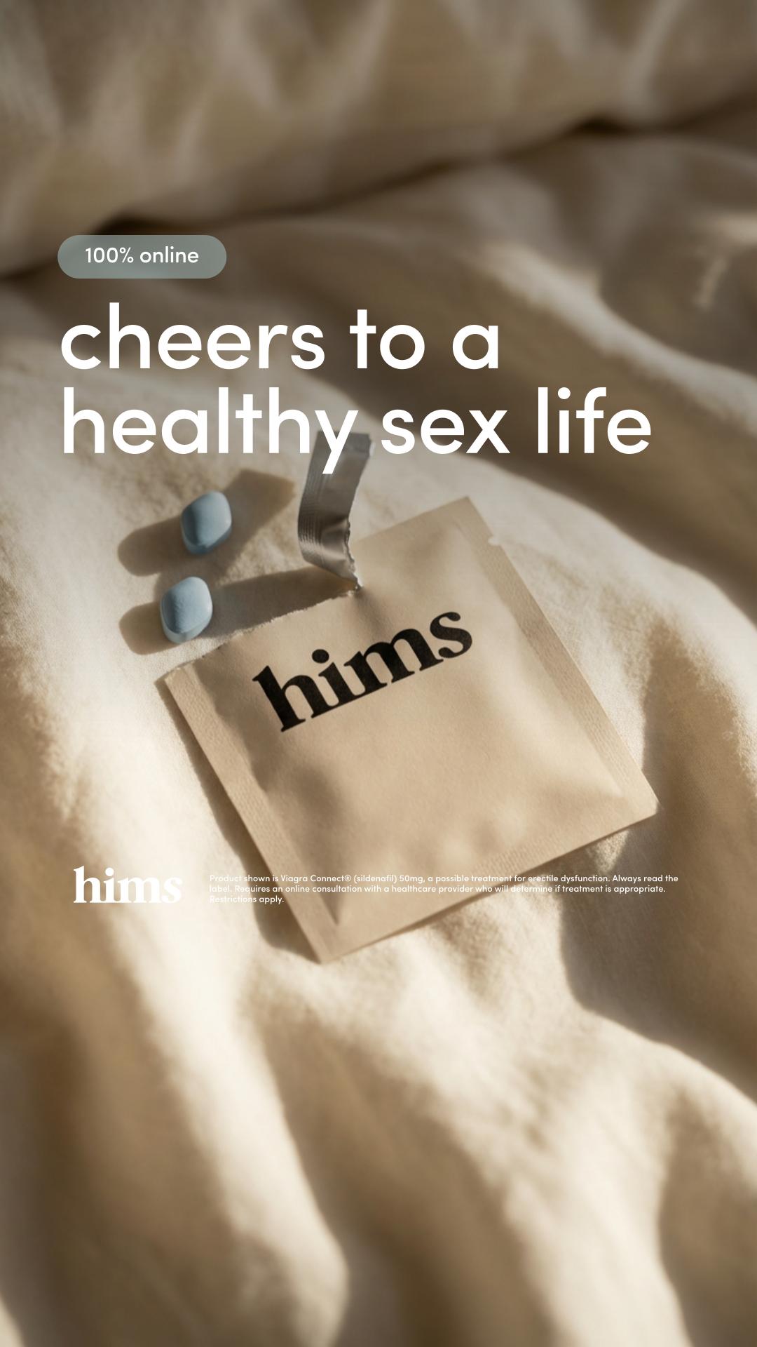 hims Facebook ad