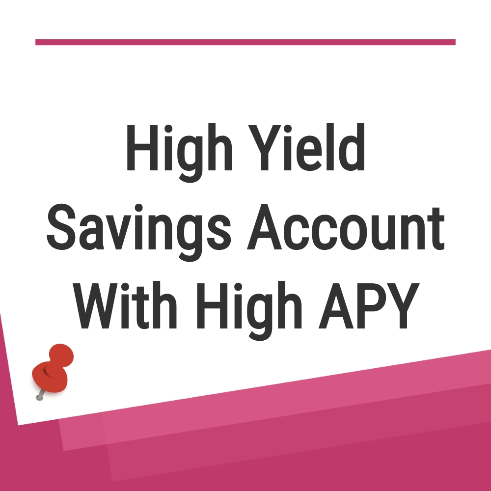 QuickNewFinds Picks Facebook ad: High Yield Savings Account With High APY!