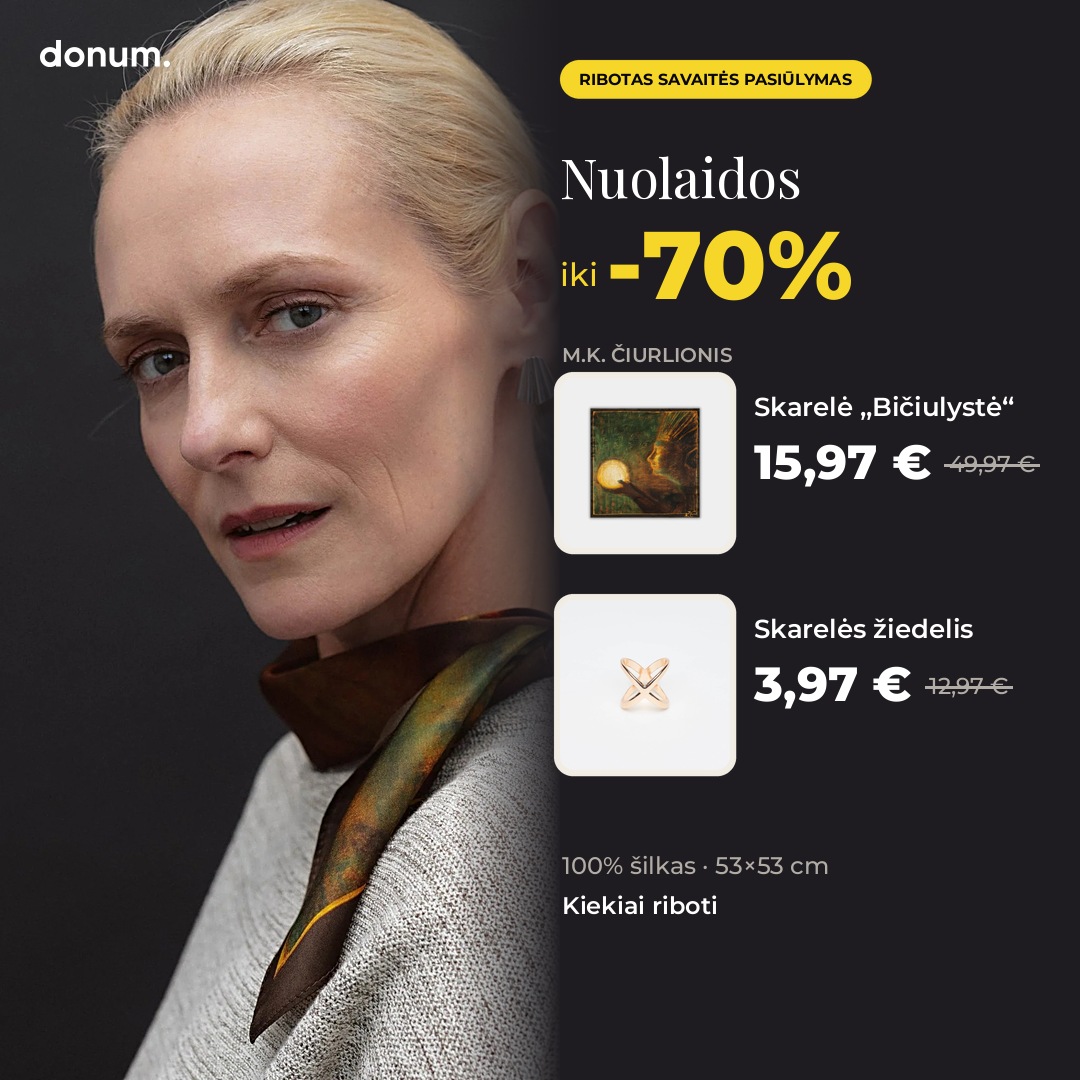 donum. Facebook ad: Bičiulystė, tik 15,97 €