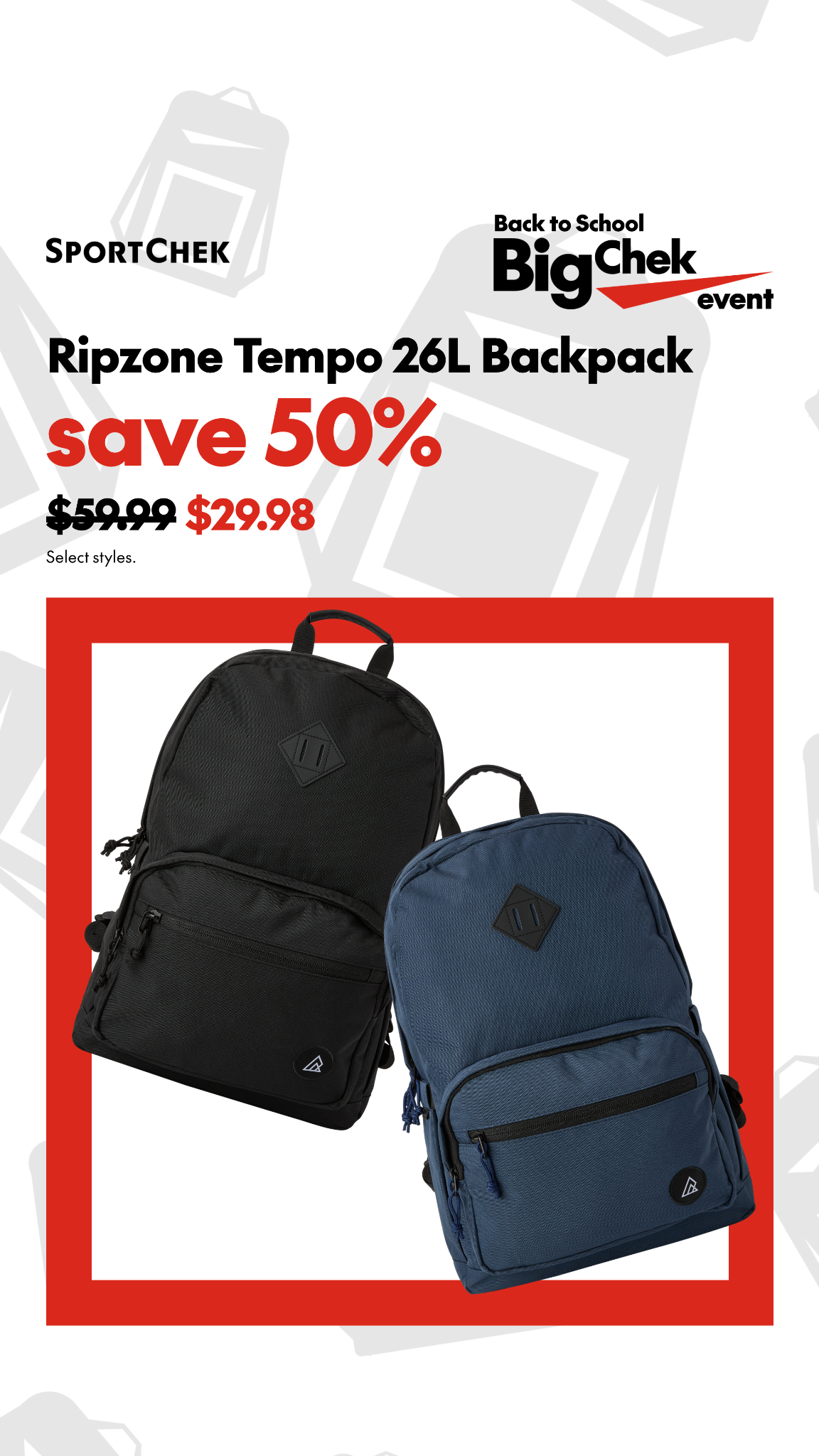 Sport Chek Facebook ad