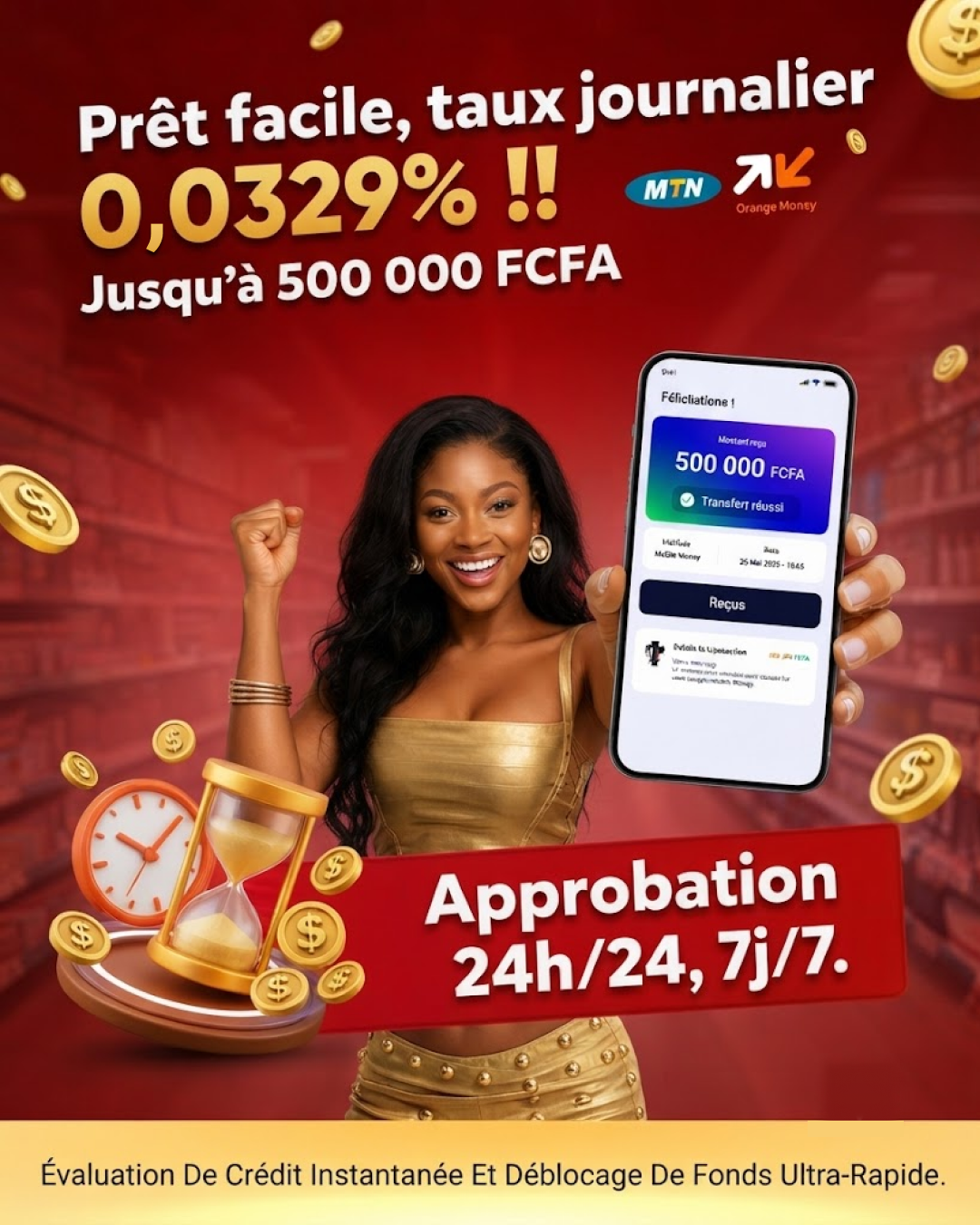 Prêt Express - Crédit Sécurisé 1 Facebook ad from Jul 6, 2026