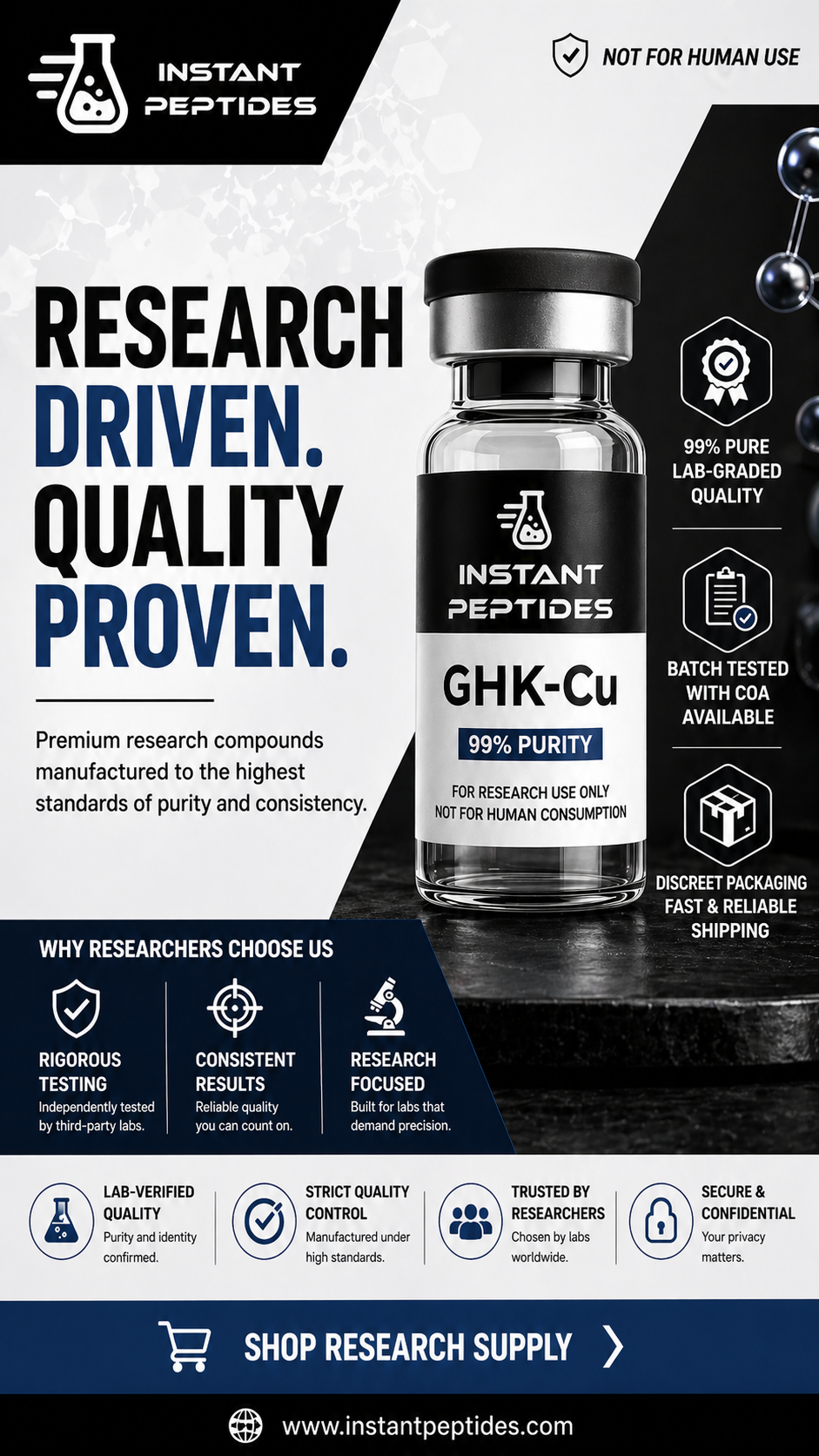 Instant Peptides Facebook ad