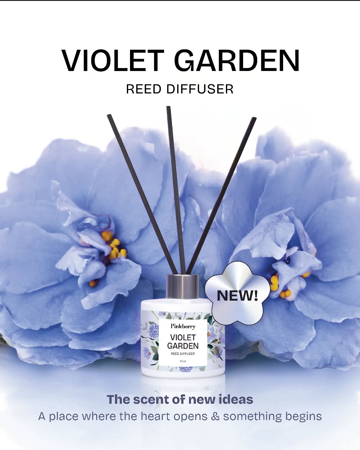 Pinkberry Parfum Facebook ad: Pinkberry presents Violet Garden The Scent of New…