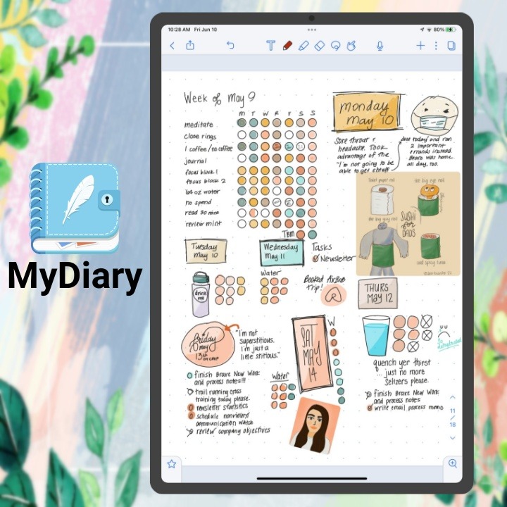 My Diary Facebook ad