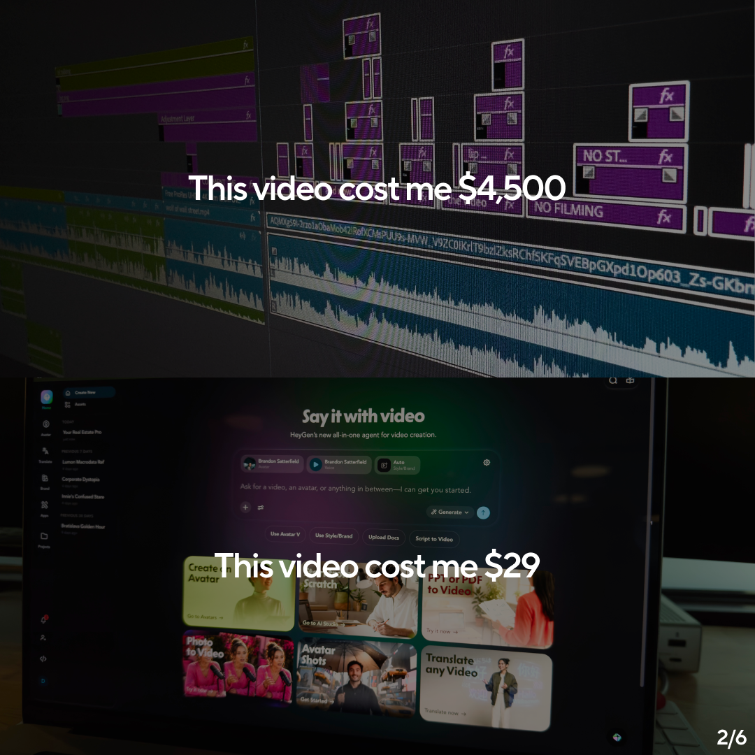 HeyGen Facebook ad