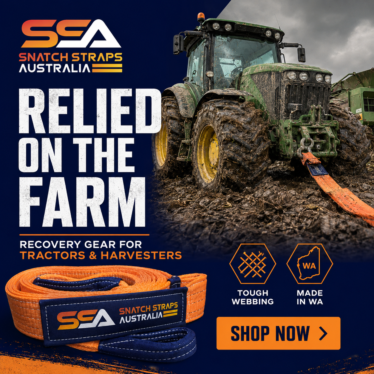 SSA- Snatch Straps Australia Facebook ad: Safety Starts With The Right Strap