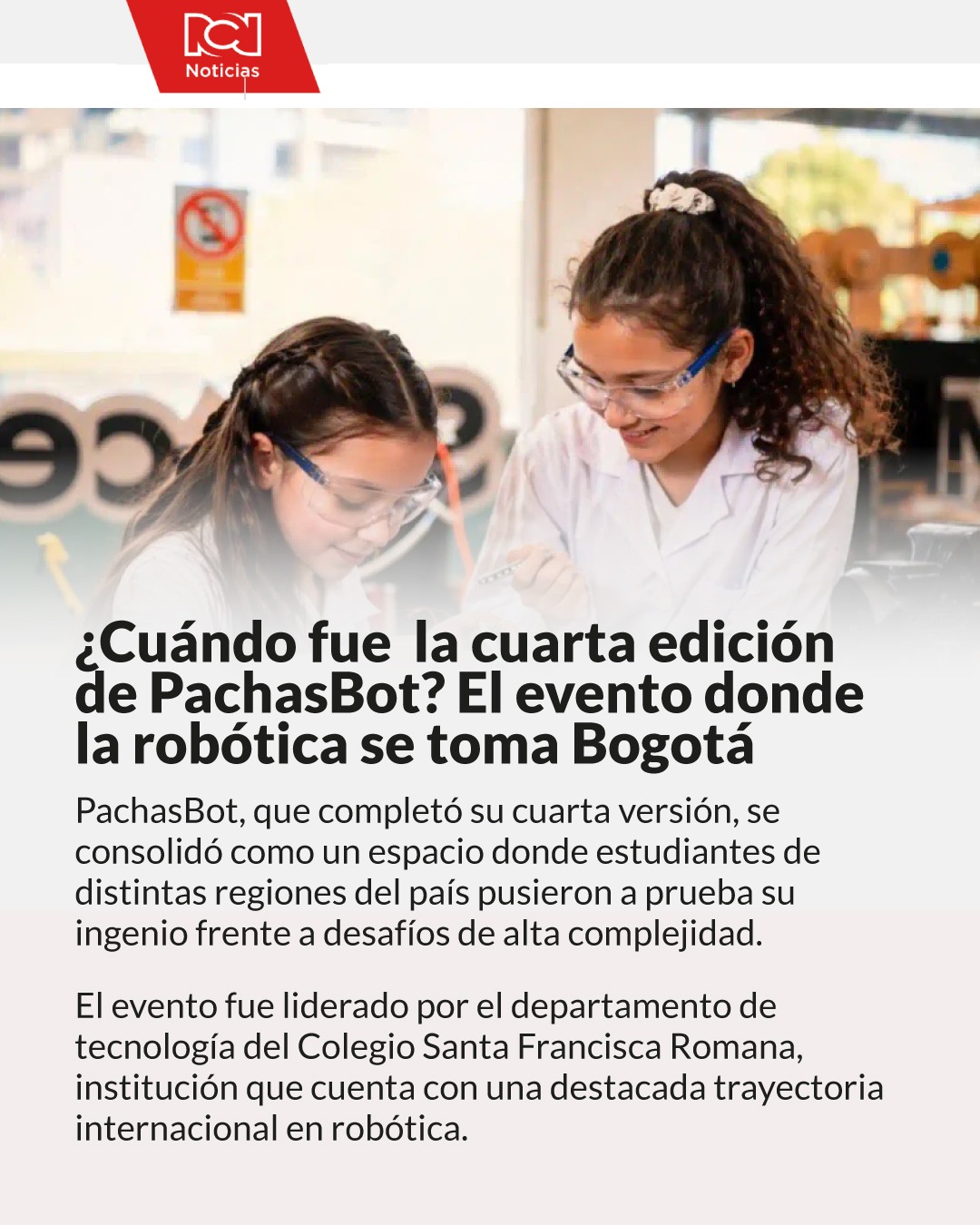 Colegio Santa Francisca Romana Facebook ad: PachasBOT se ha convertido en un espacio donde…
