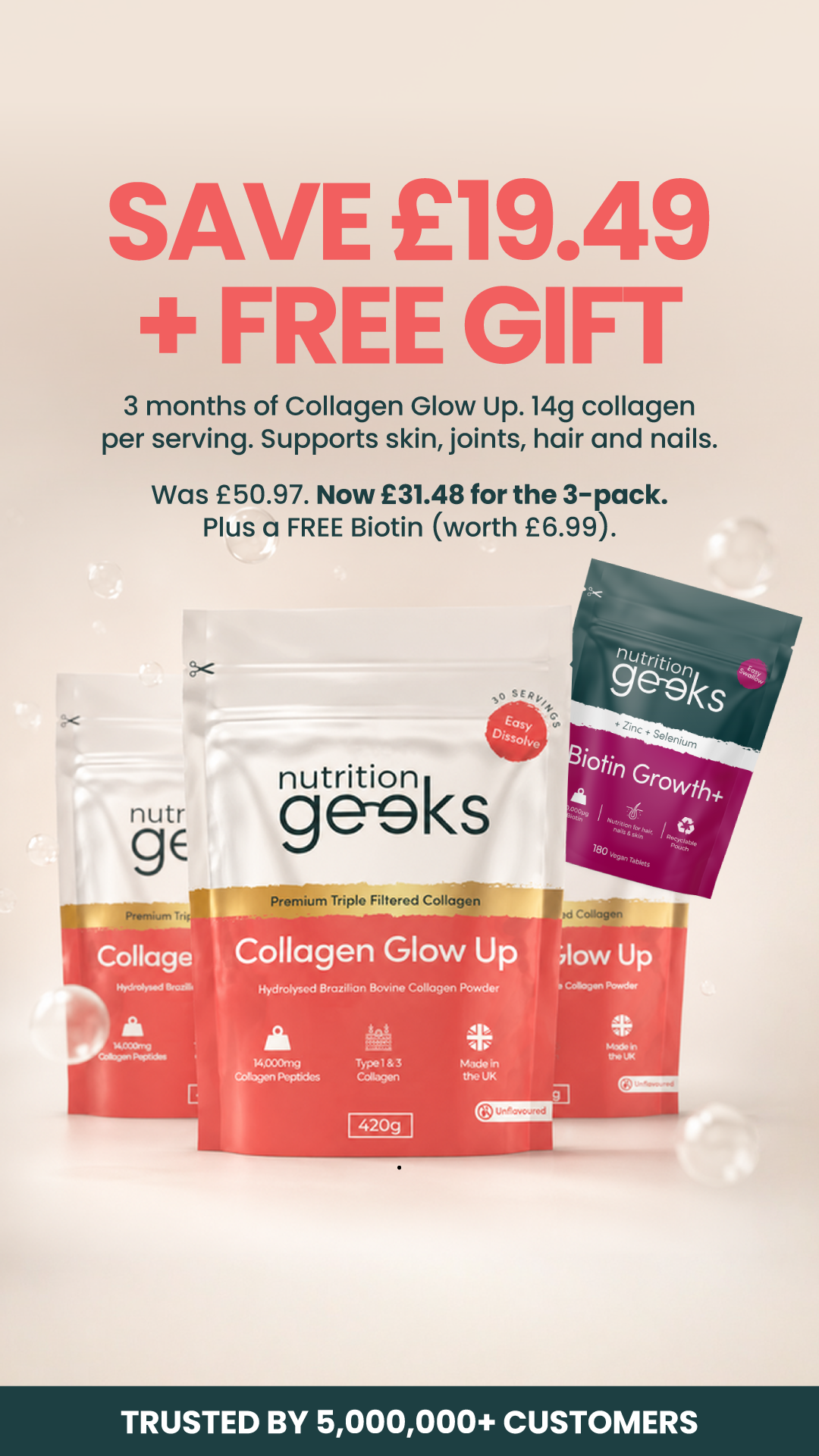 Nutrition Geeks Facebook ad