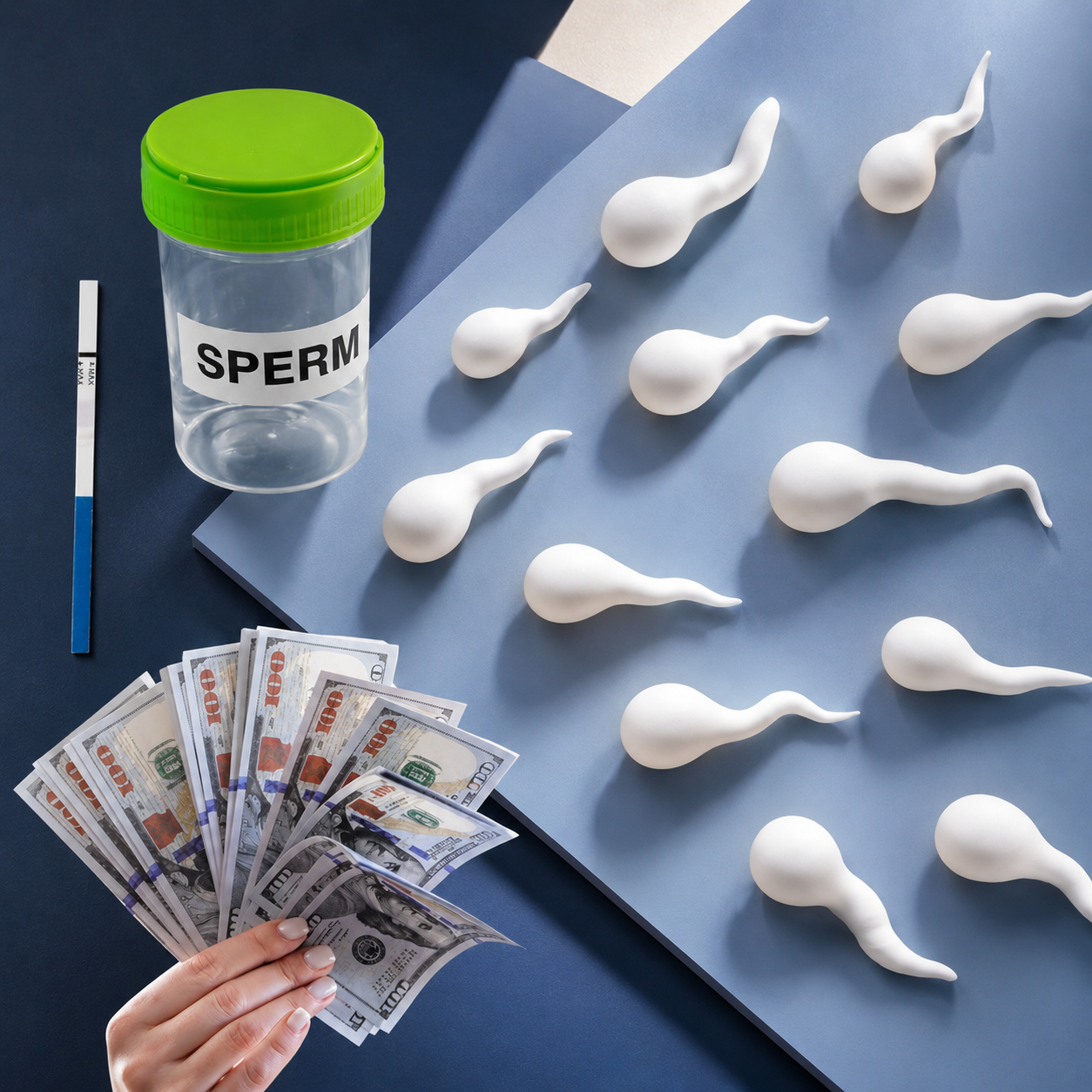CosmosChatbox Facebook ad: Clinics that pay for sperm donation