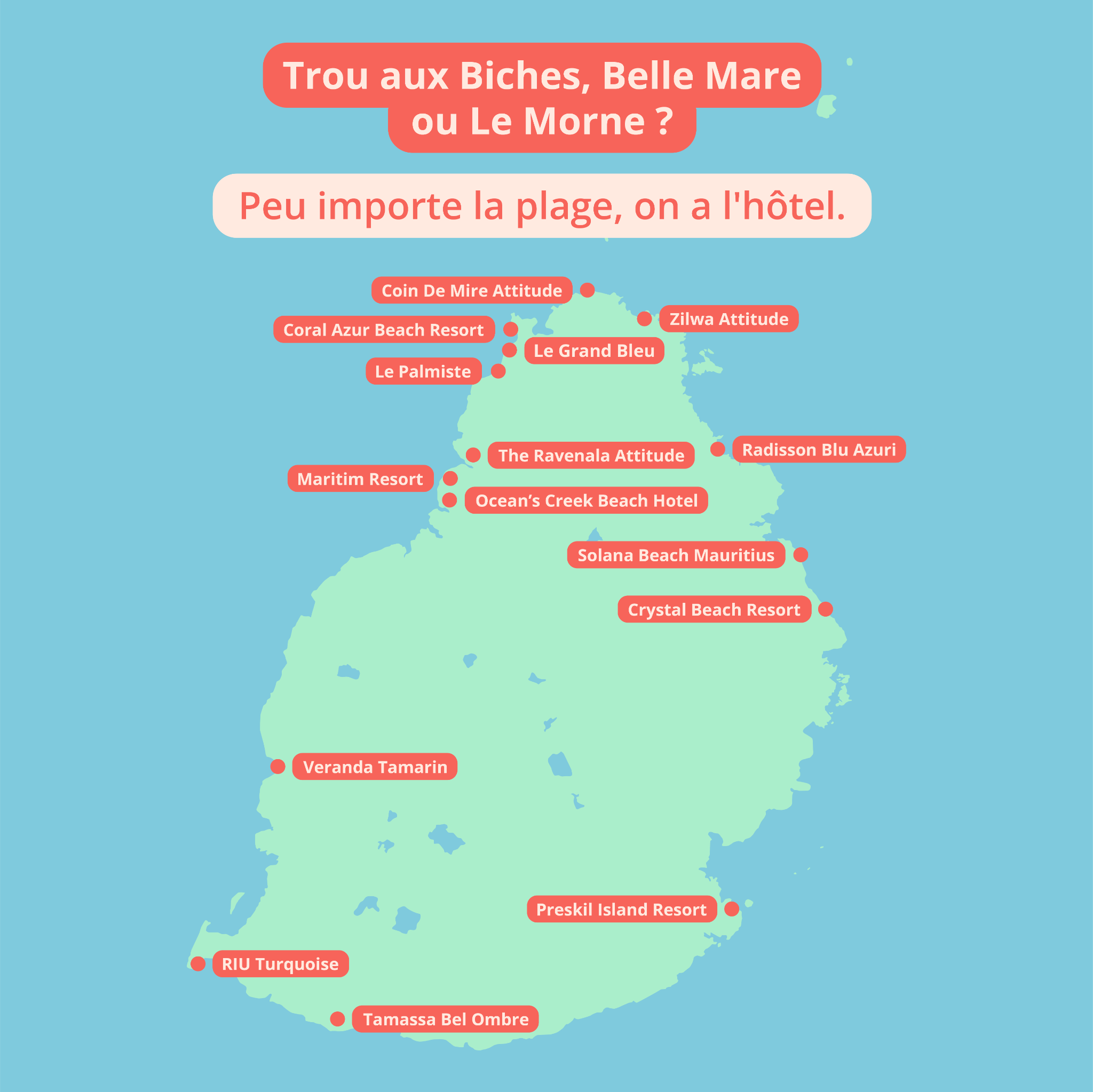 Zil Maurice Facebook ad: Séjour à l’île Maurice: trouvez l’hôtel parfait