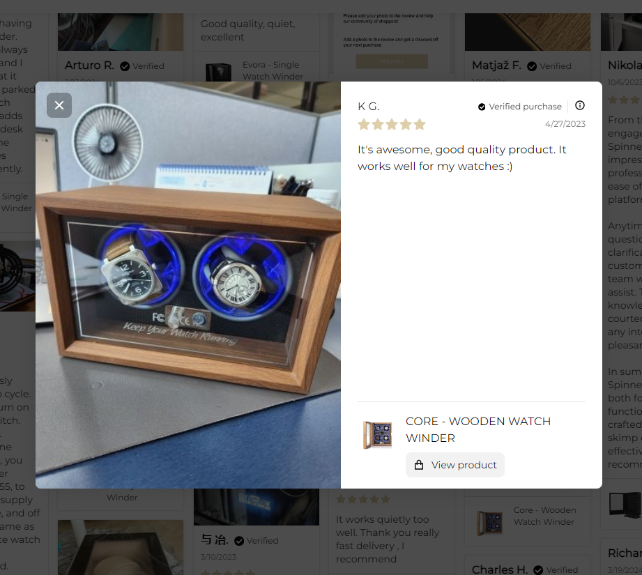 Time Spinners Facebook ad