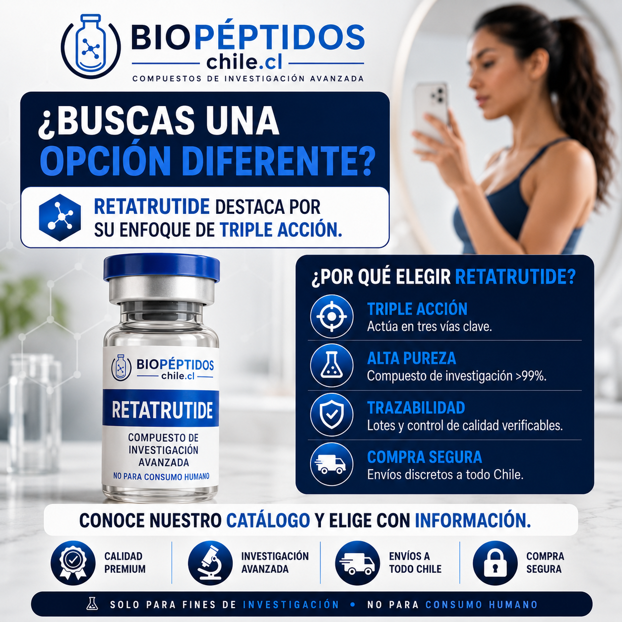 Bio Péptidos Facebook ad: Envíos a todo Chile