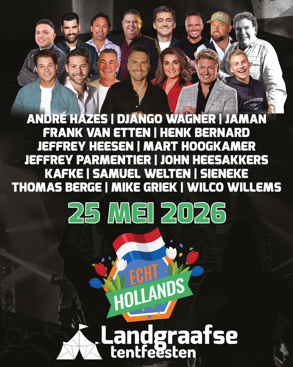 Landgraafse Tentfeesten Facebook ad: Echt Hollands, het grootste meezingfeest van het zuiden!