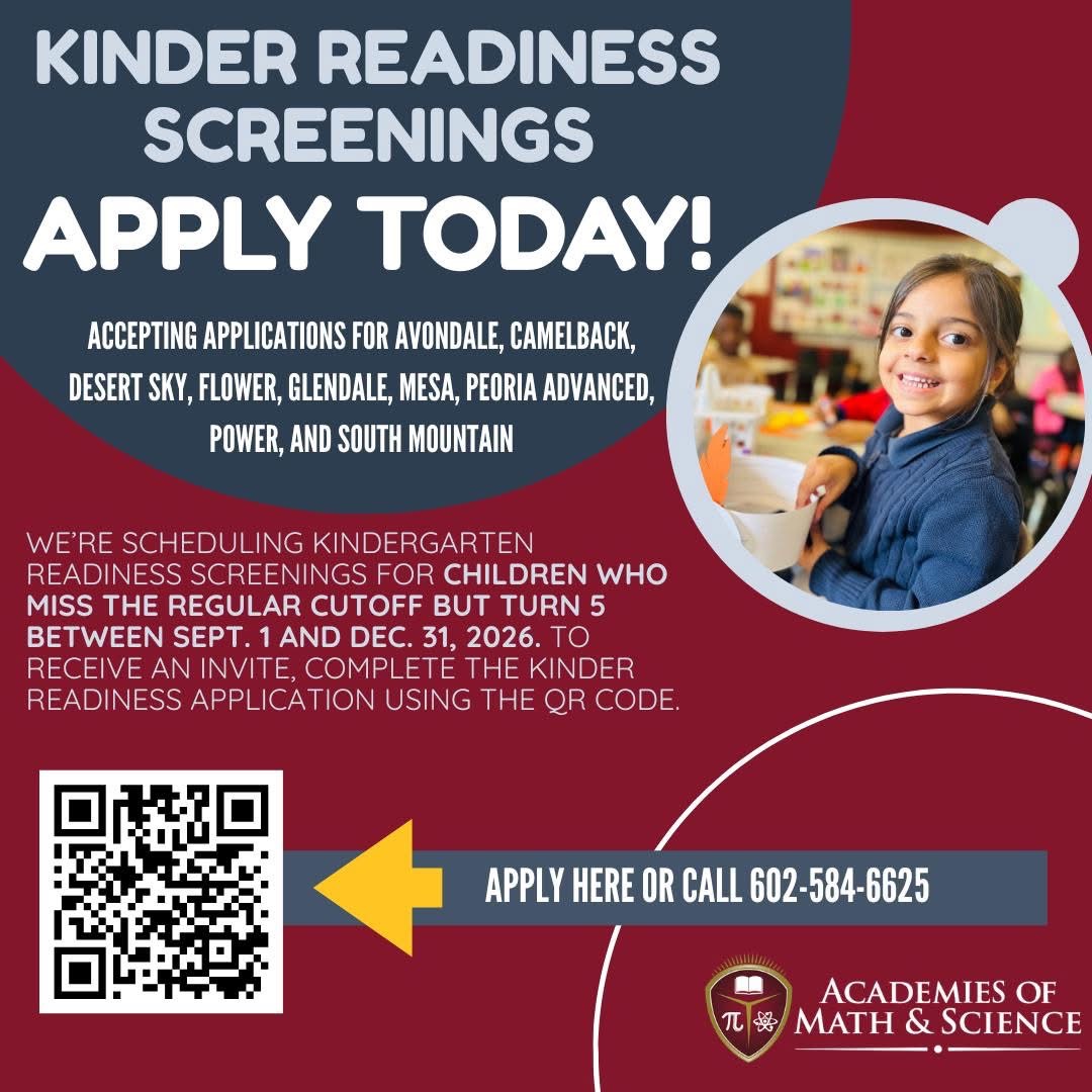 Academy of Math and Science - Power Facebook ad: We are excited to offer your child a…