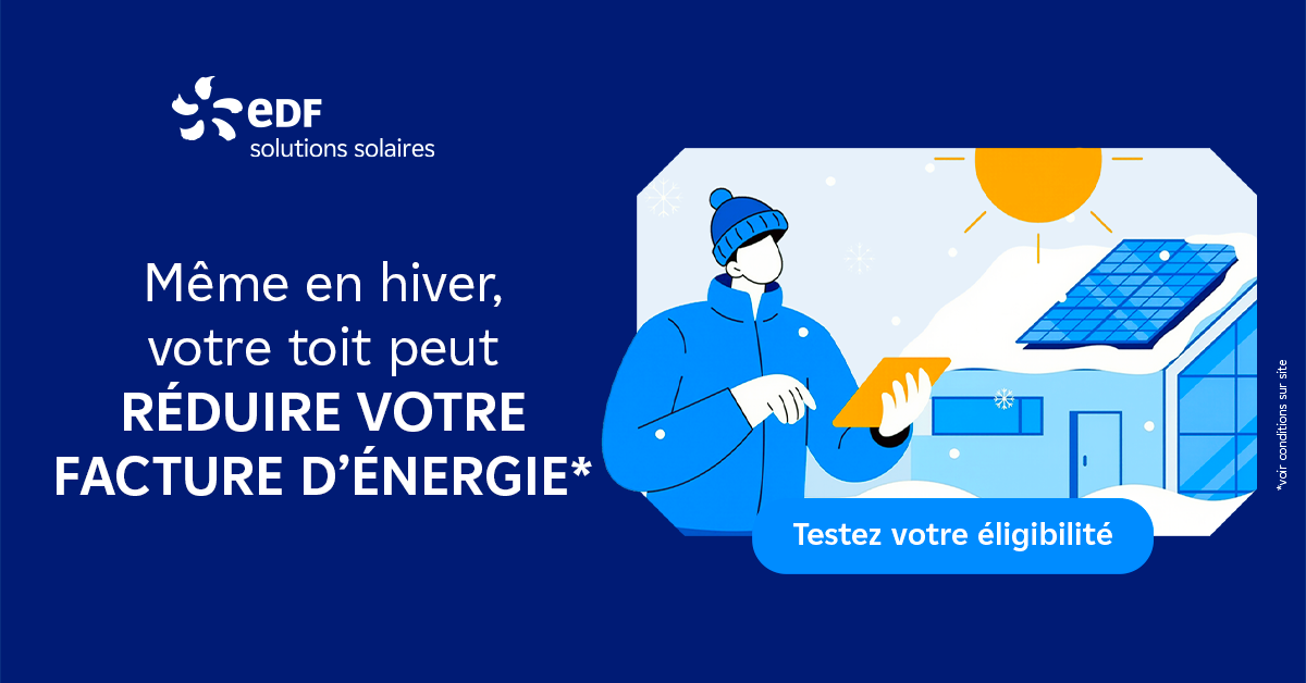 EDF solutions solaires Facebook ad