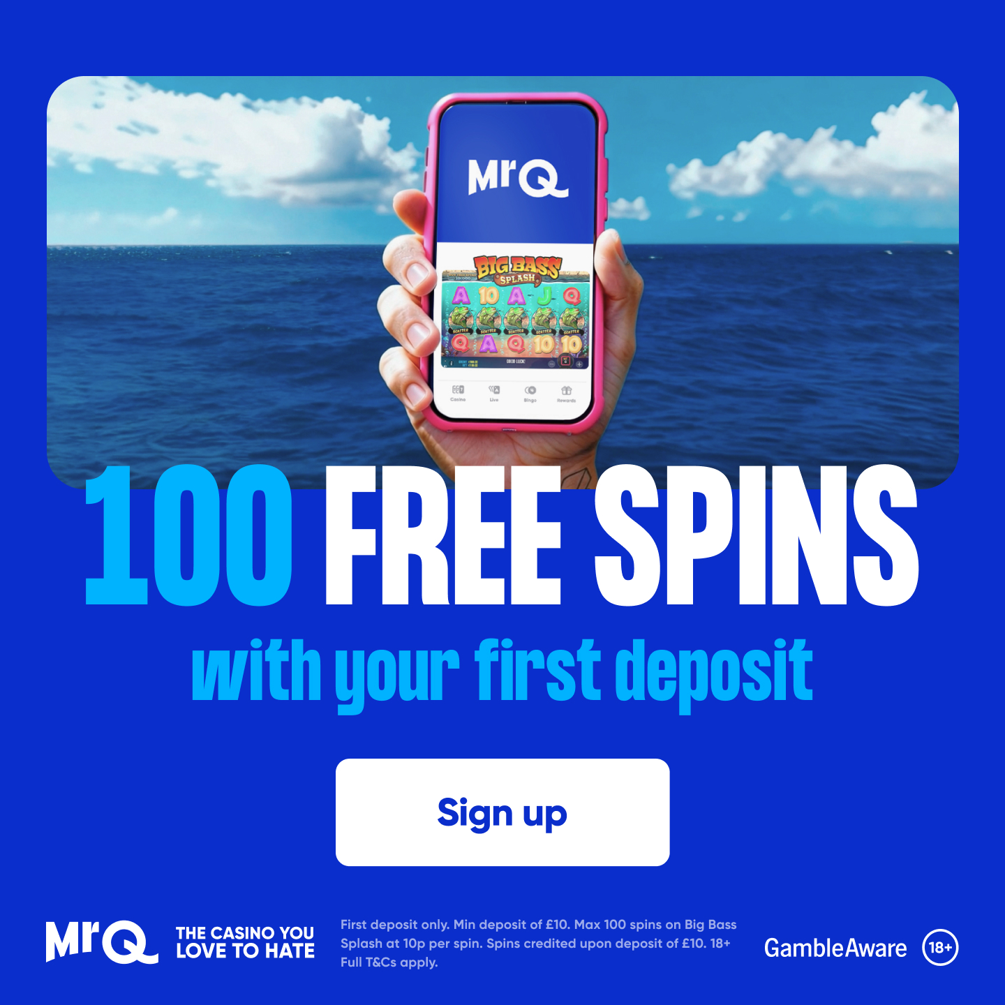 MrQ Facebook ad