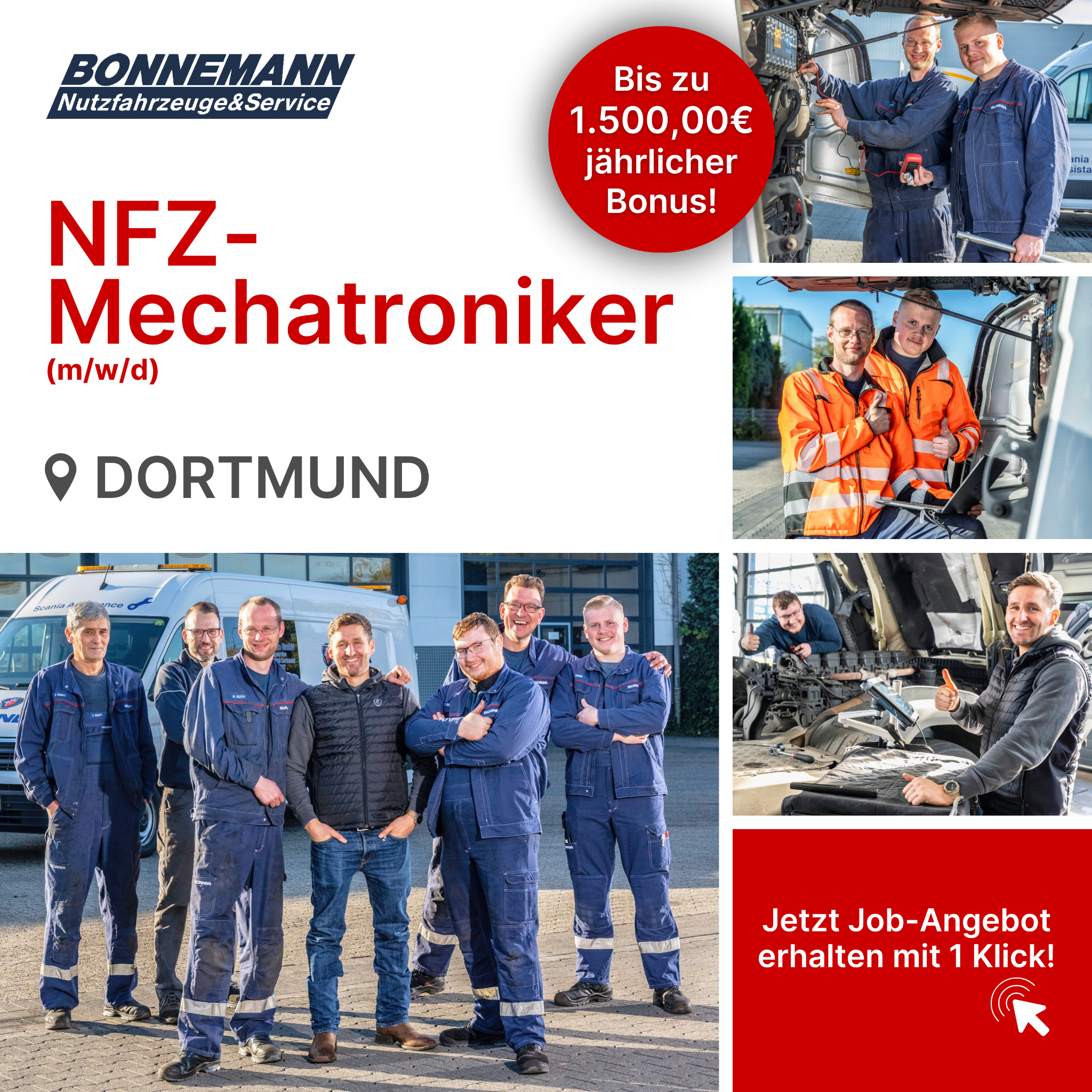 Candidate Flow Jobs NFZ-Mechatroniker Facebook ad: Du möchtest ein unwiderstehliches Job-Angebot?